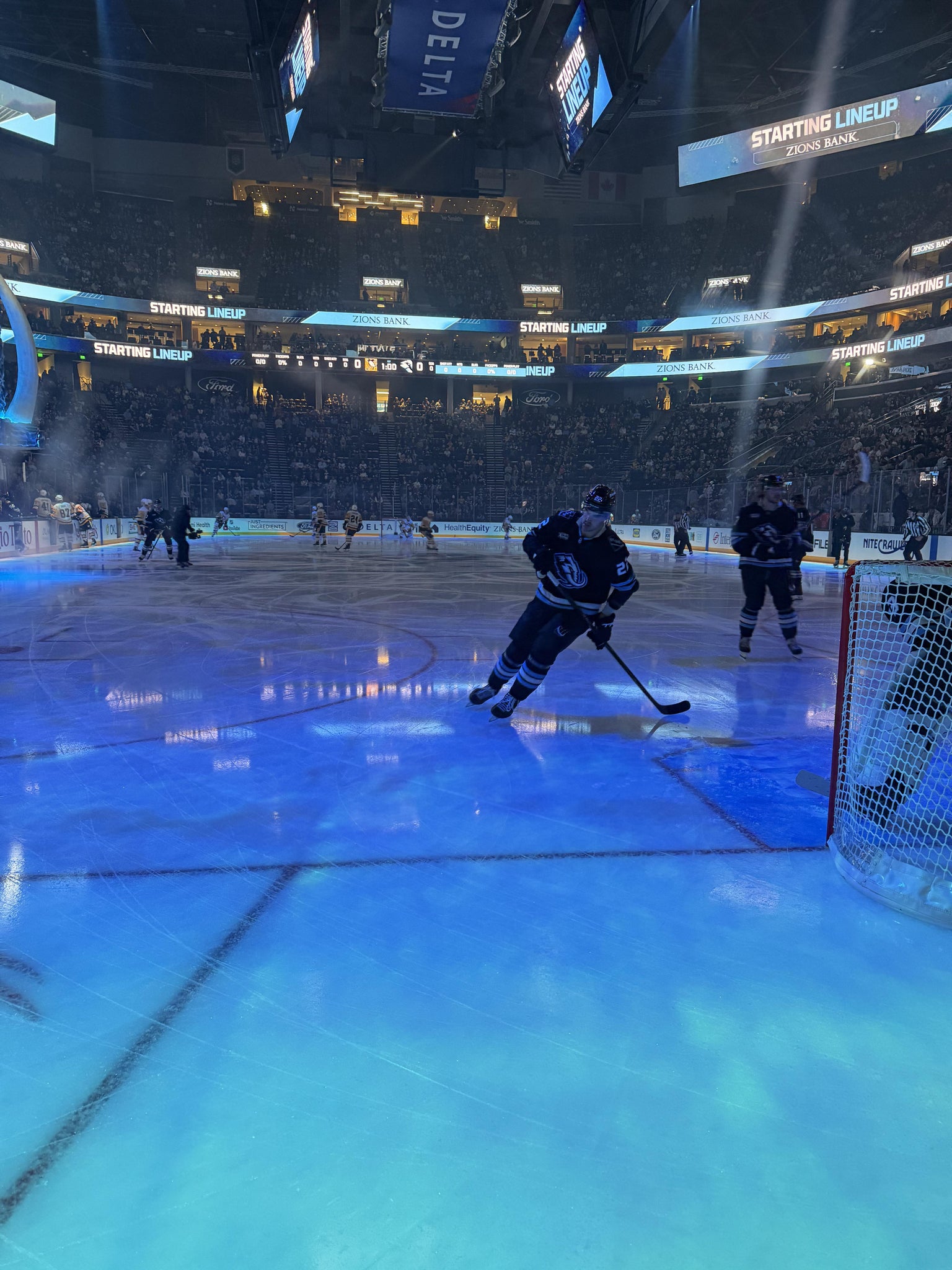 Real Fan View taken from Section 2 at Delta Center by Chase W