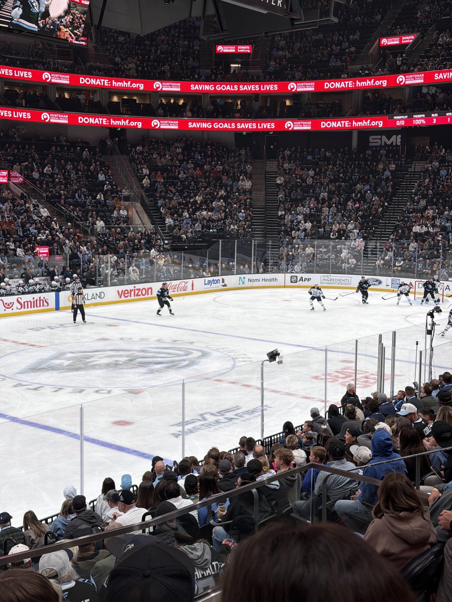 Real Fan View taken from Section 20 at Delta Center by Brad C