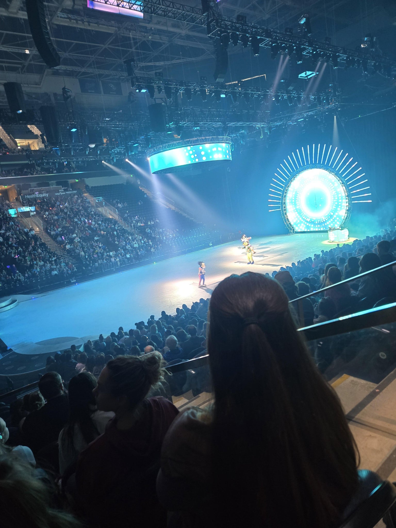 Real Fan View taken from Section 20 at Delta Center by Amber n W