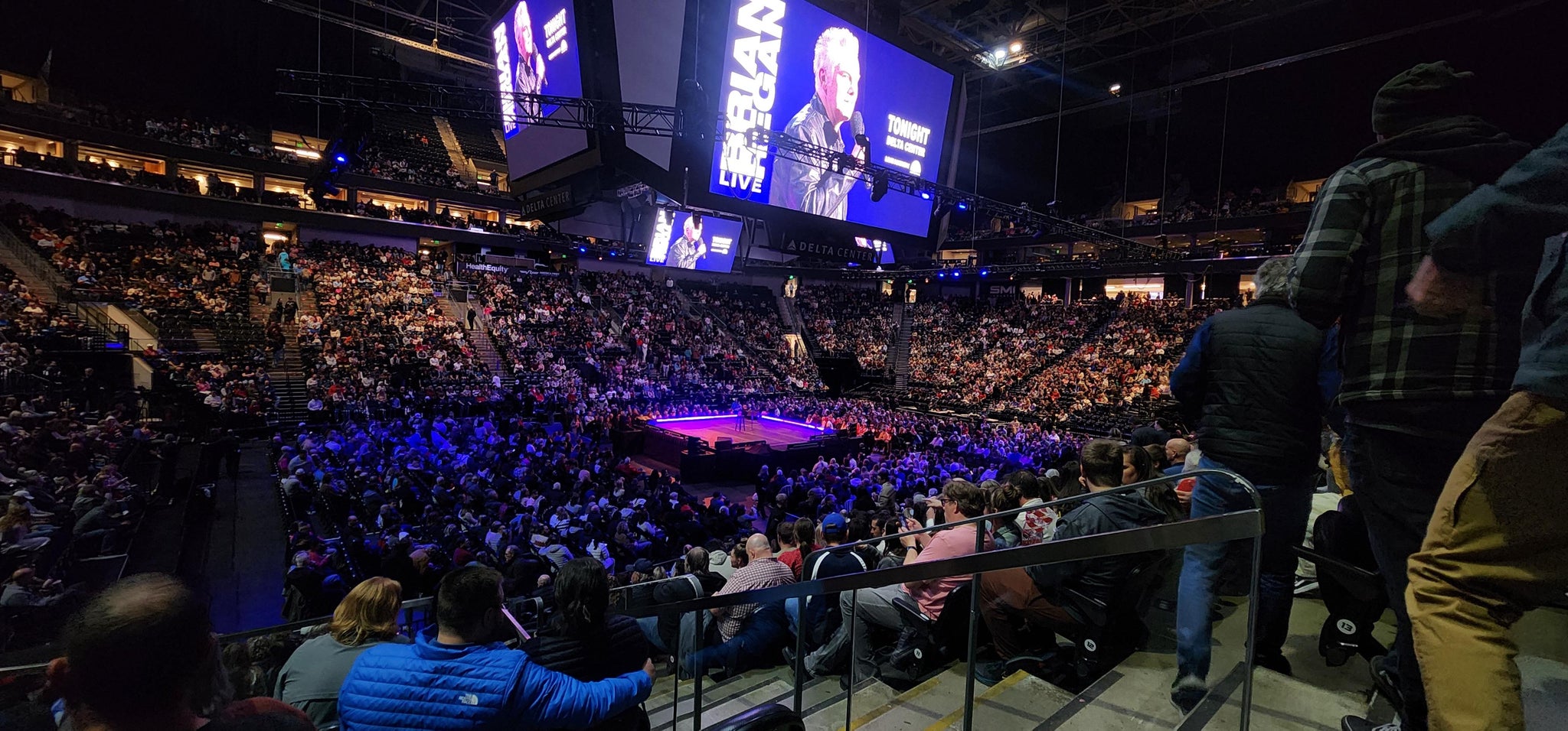 Real Fan View taken from Section 20 at Delta Center by Trevor S