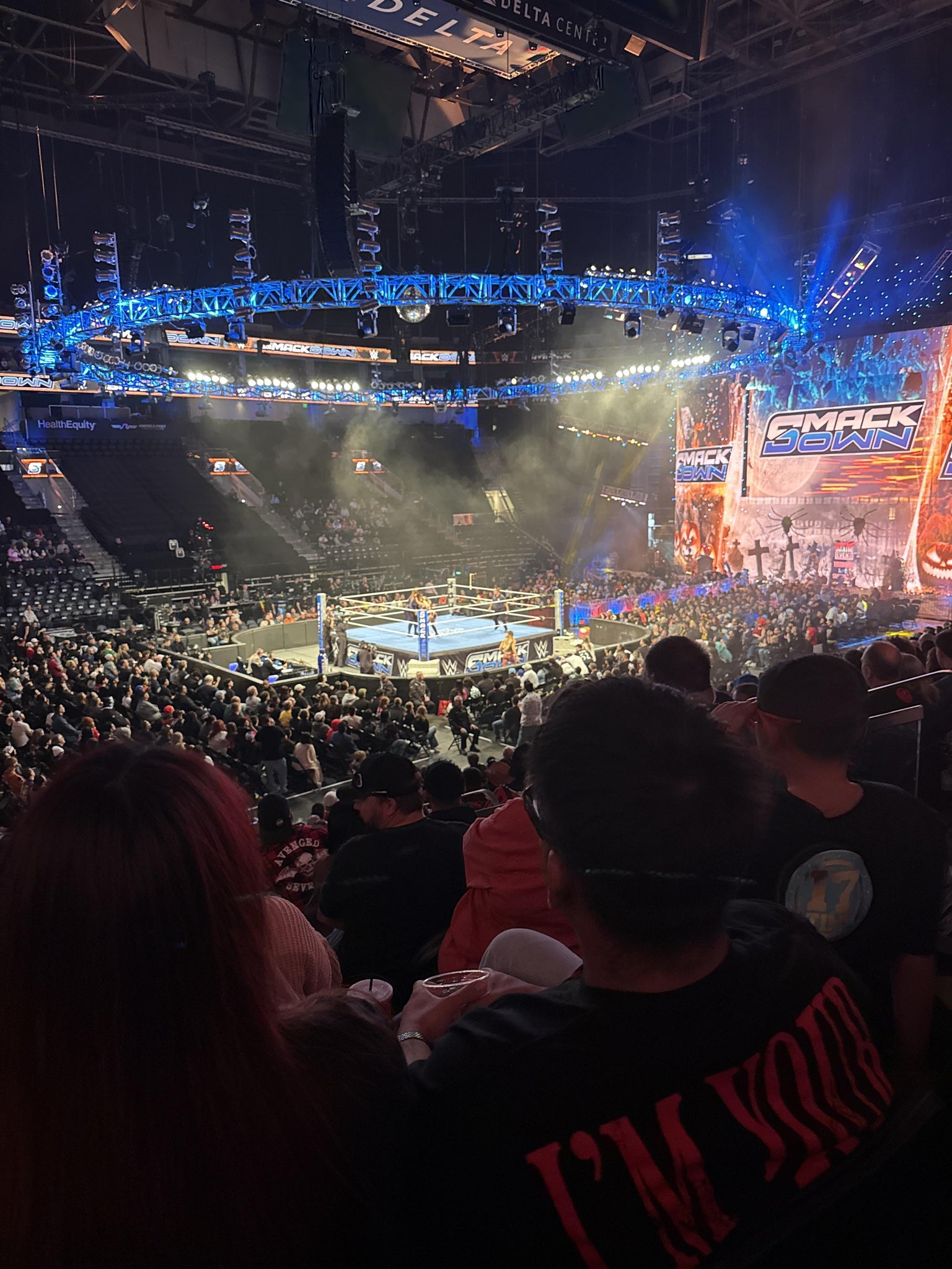Real Fan View taken from Section 20 at Delta Center by William P