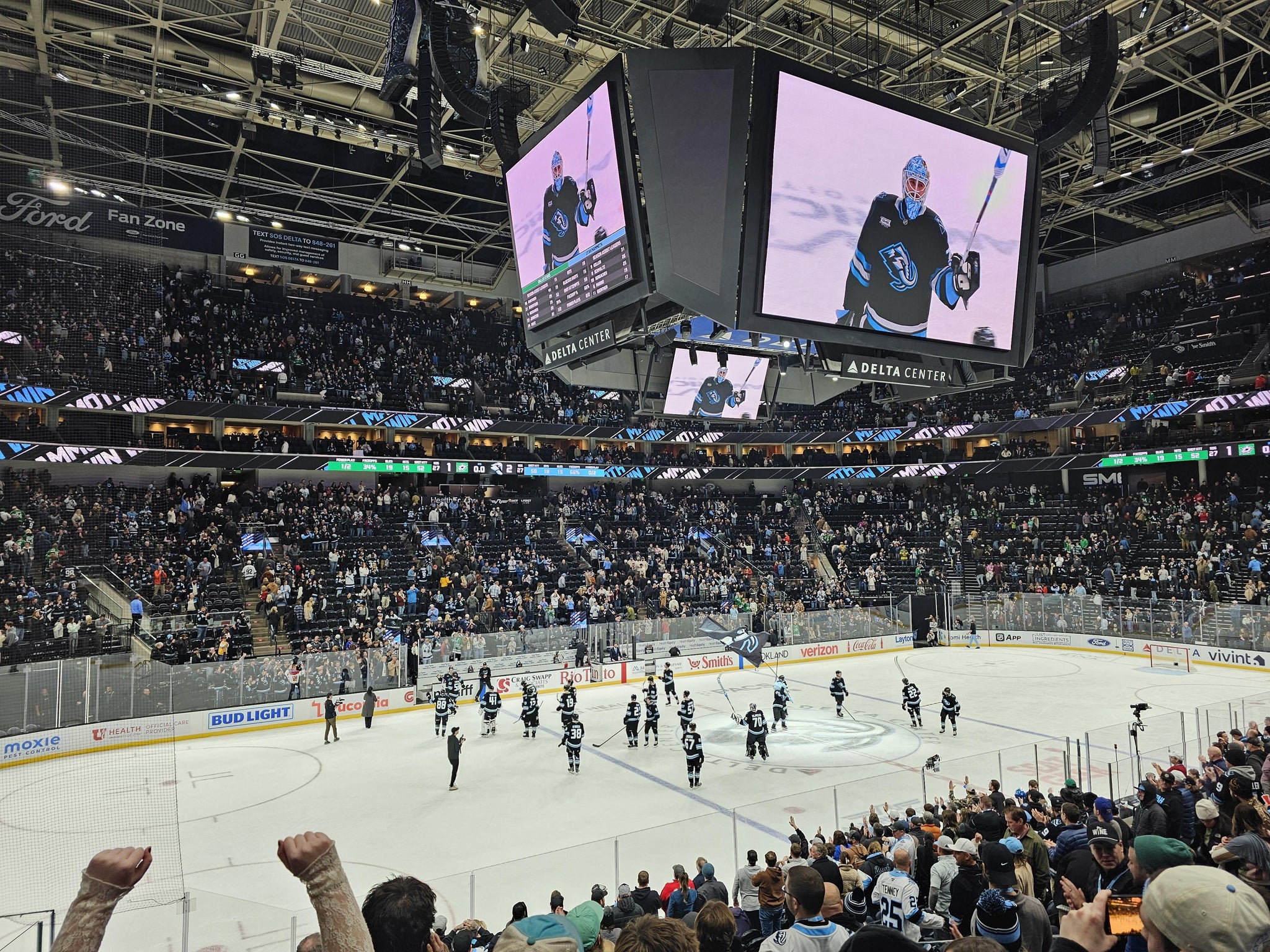 Real Fan View taken from Section 20 at Delta Center by Penelope L