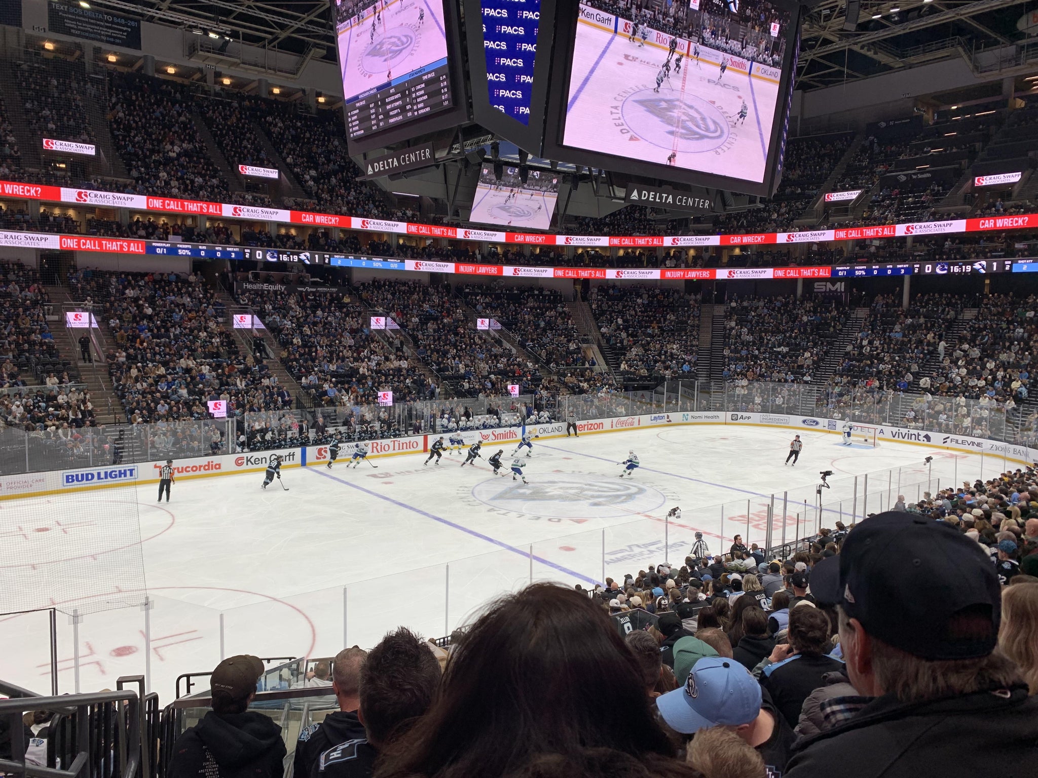 Real Fan View taken from Section 20 at Delta Center by Taylor M