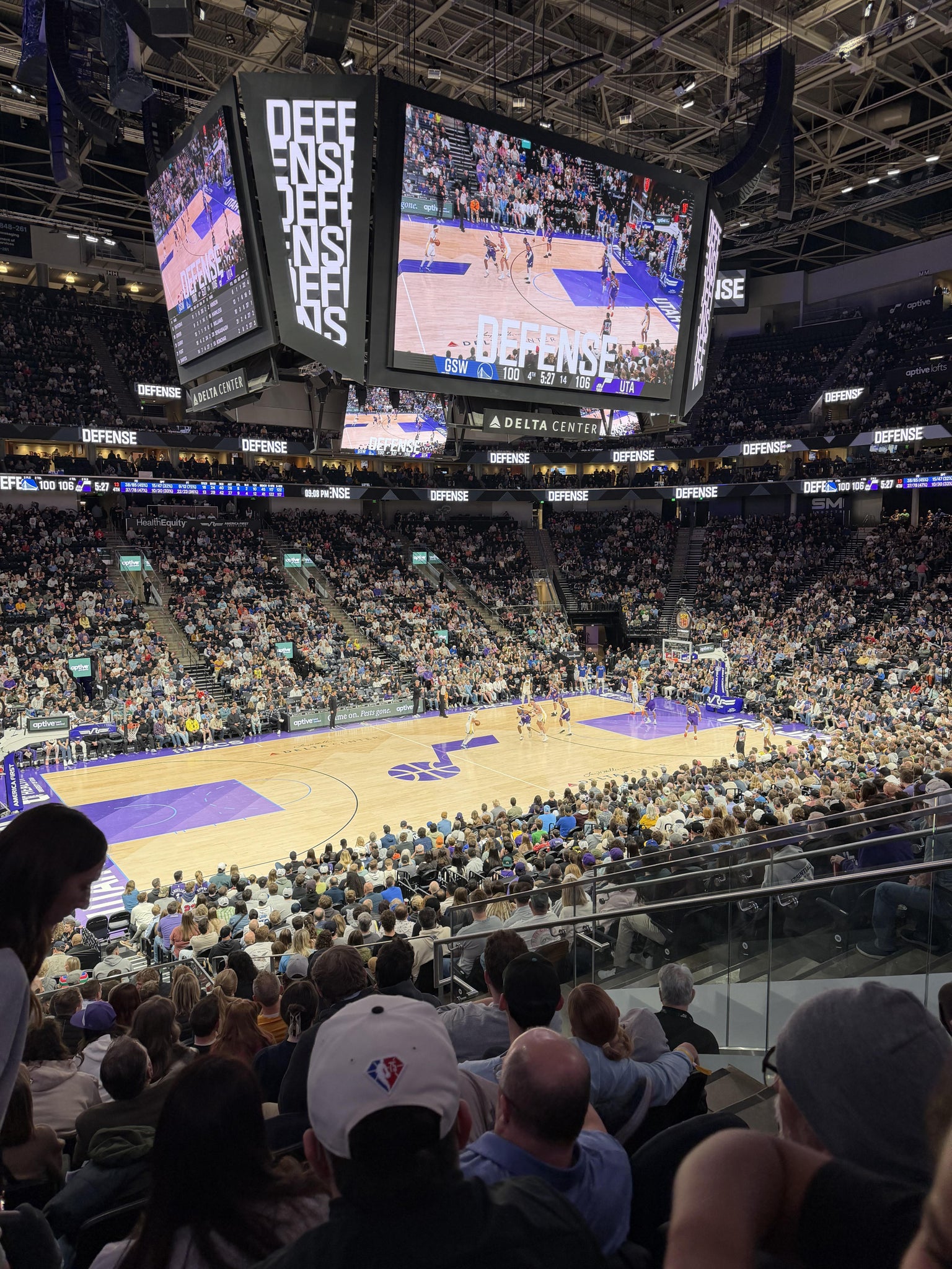 Real Fan View taken from Section 20 at Delta Center by Lindsey C