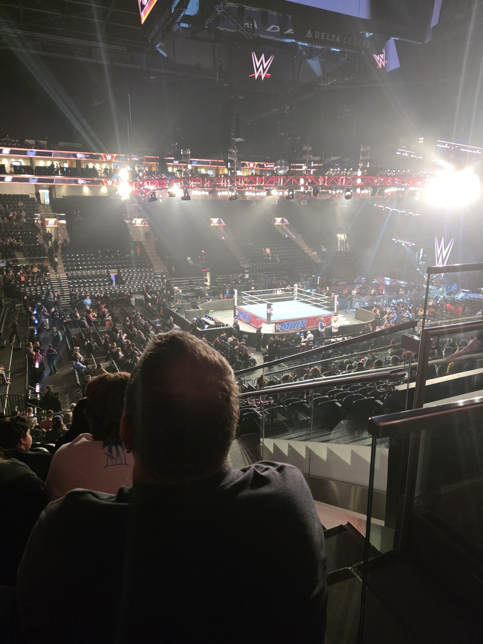 Real Fan View taken from Section 20 at Delta Center by Dan H