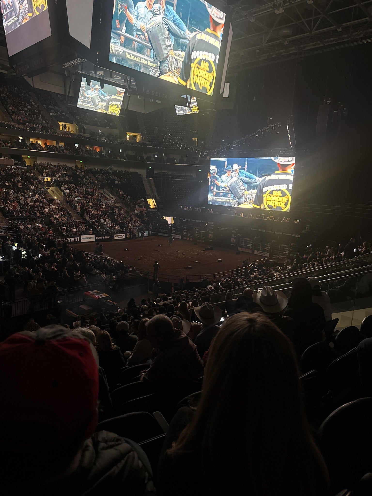 Real Fan View taken from Section 20 at Delta Center by Garrett H