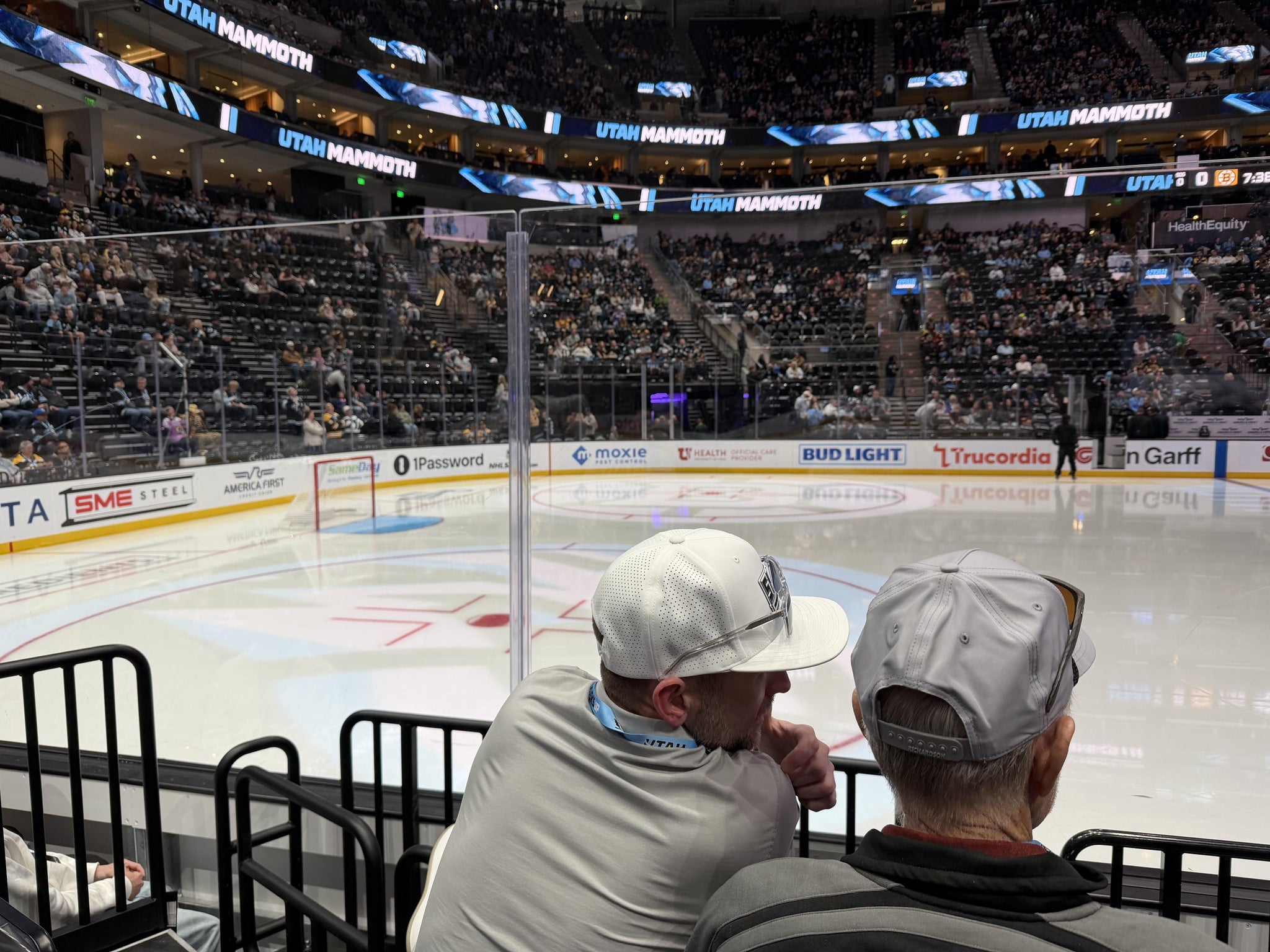 Real Fan View taken from Section 20 at Delta Center by Chase C