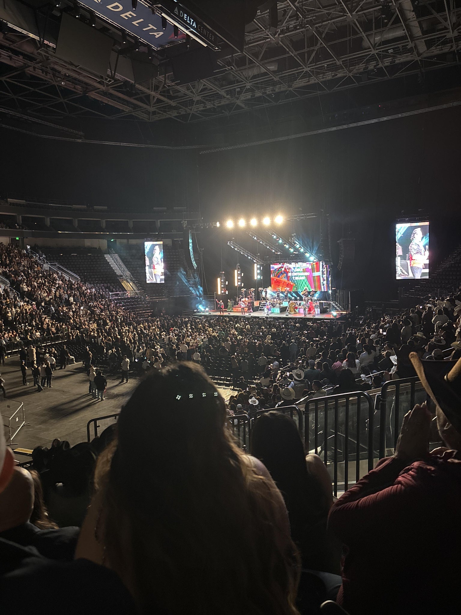Real Fan View taken from Section 21 at Delta Center by Ruby R