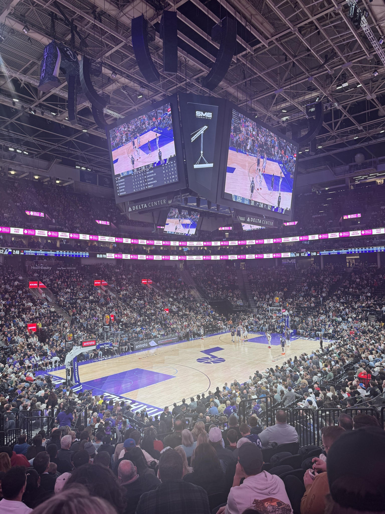 Real Fan View taken from Section 21 at Delta Center by Jovany G