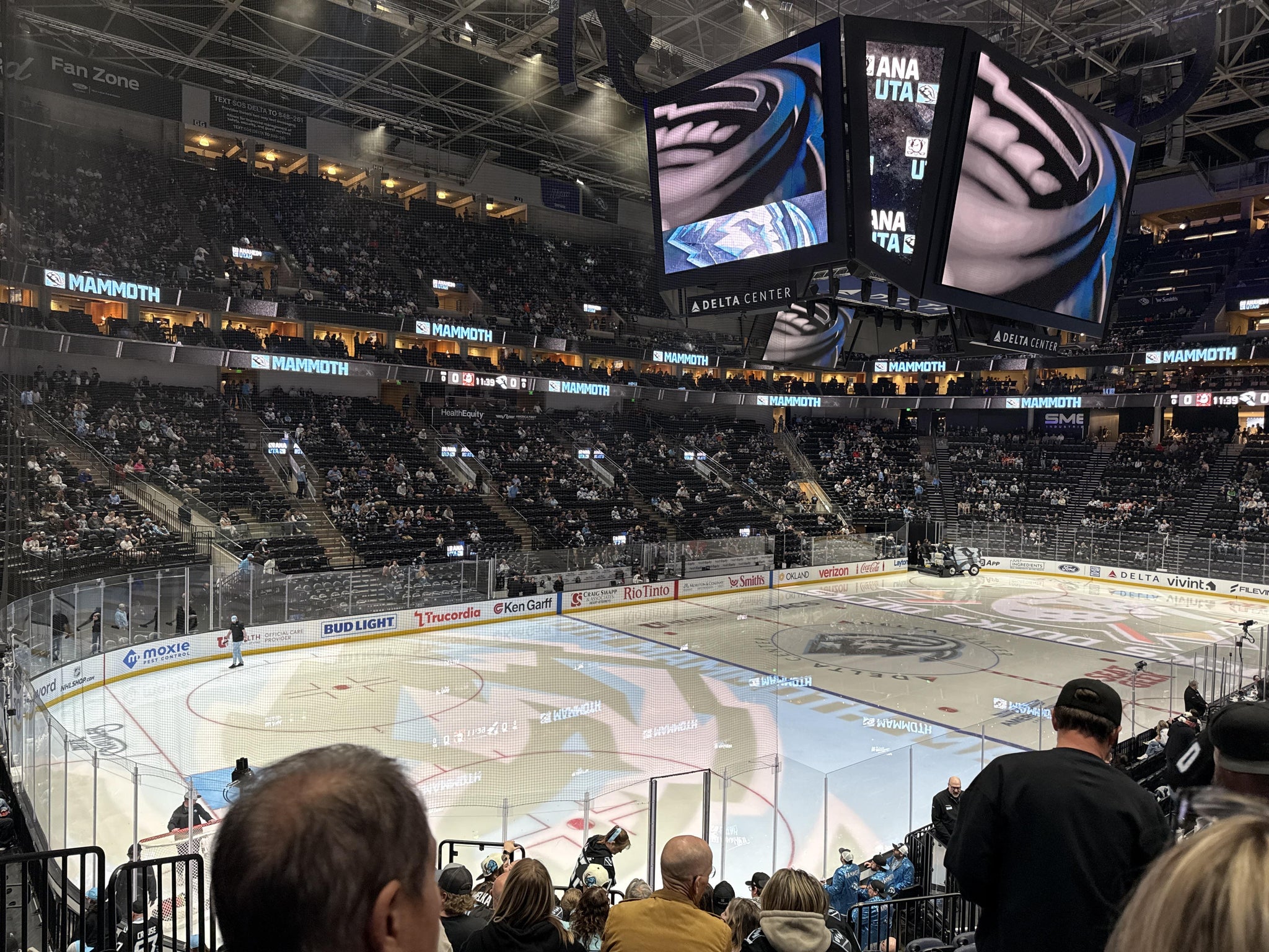 Real Fan View taken from Section 21 at Delta Center by Sara W