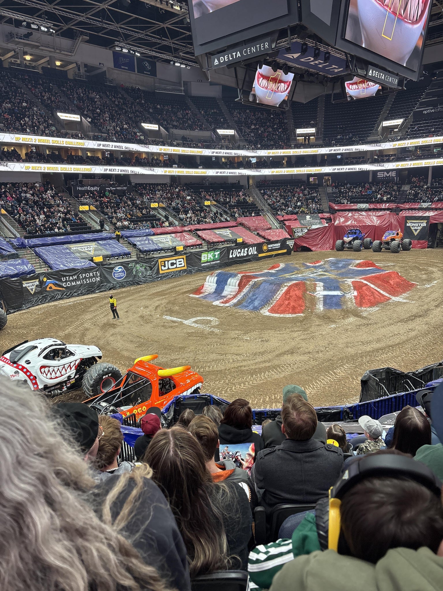 Real Fan View taken from Section 21 at Delta Center by Sadie C