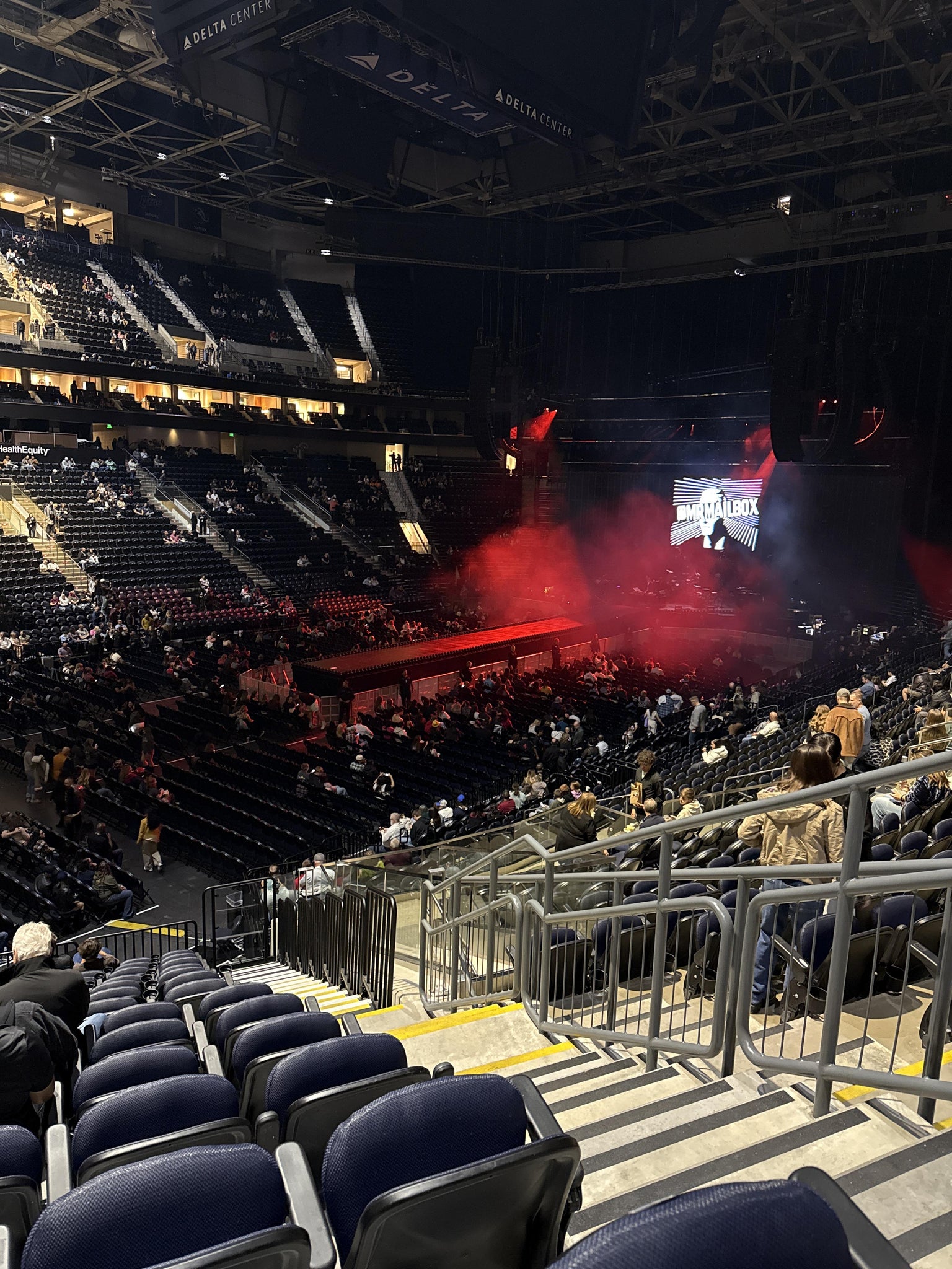 Real Fan View taken from Section 21 at Delta Center by Kylee G