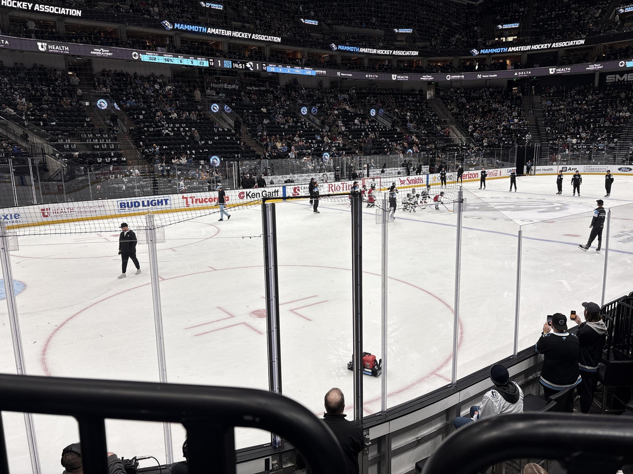 Real Fan View taken from Section 21 at Delta Center by Allison J