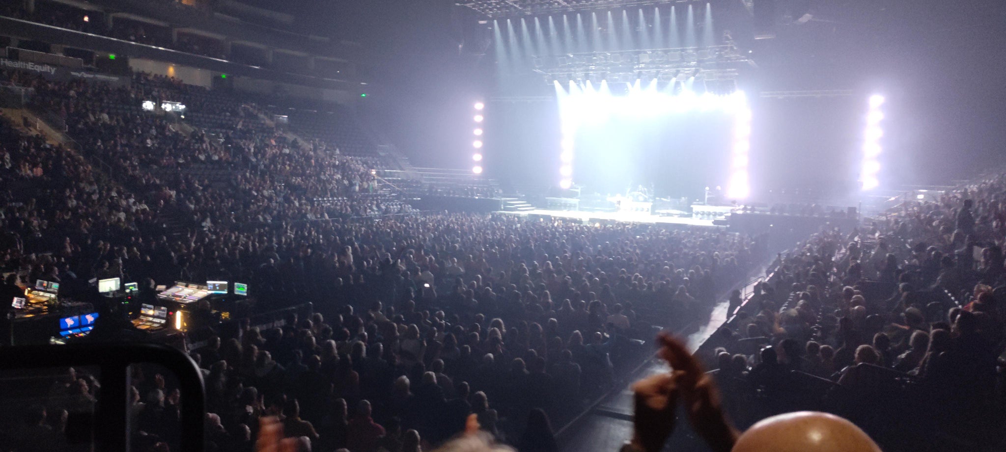 Real Fan View taken from Section 21 at Delta Center by James O
