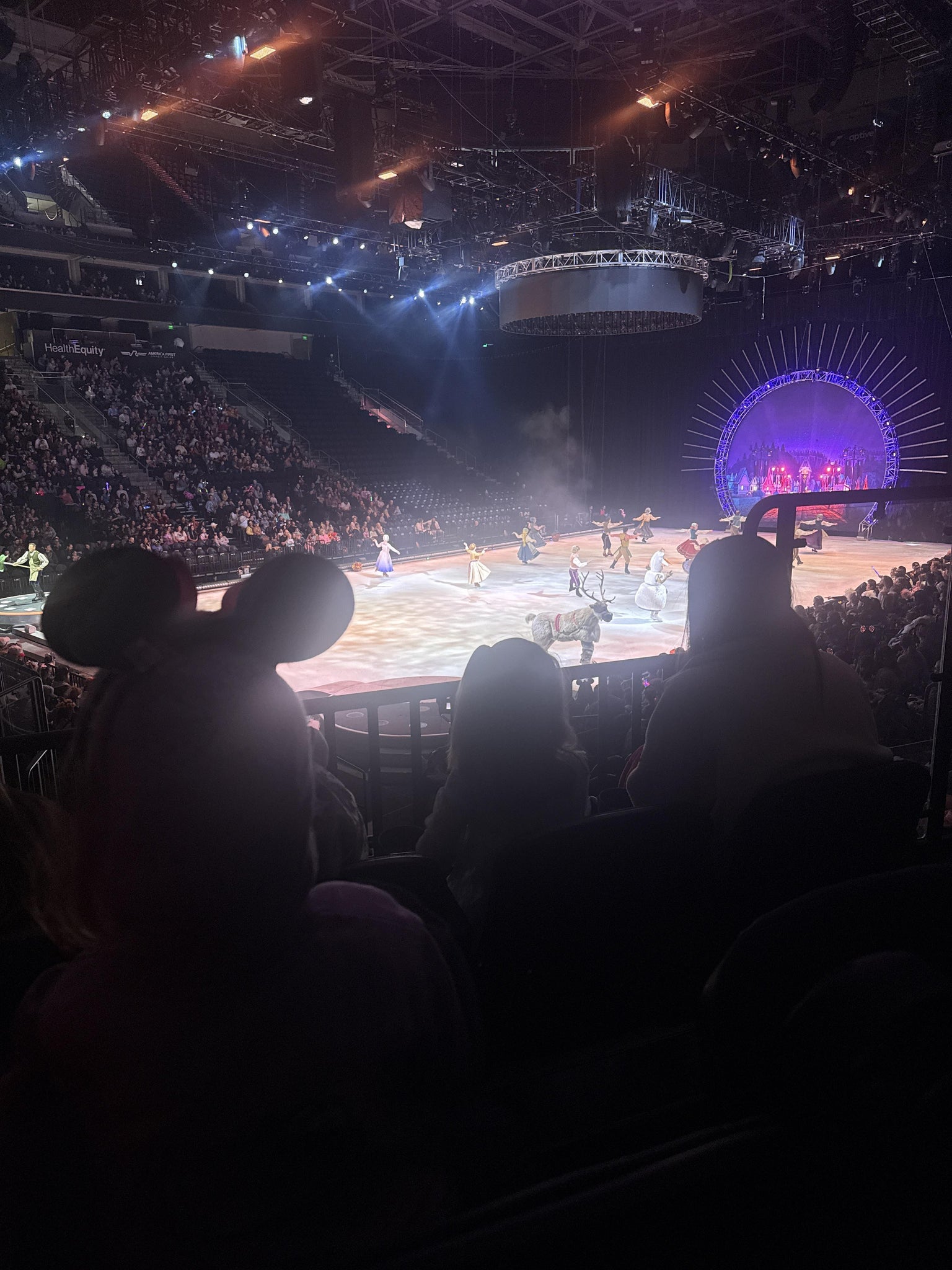 Real Fan View taken from Section 21 at Delta Center by Kaitlin W