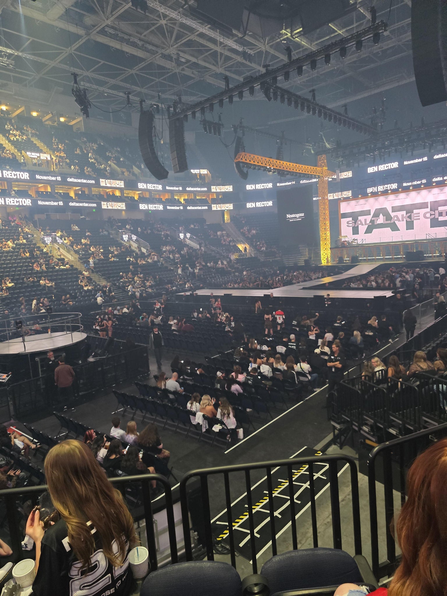 Real Fan View taken from Section 21 at Delta Center by Cody G