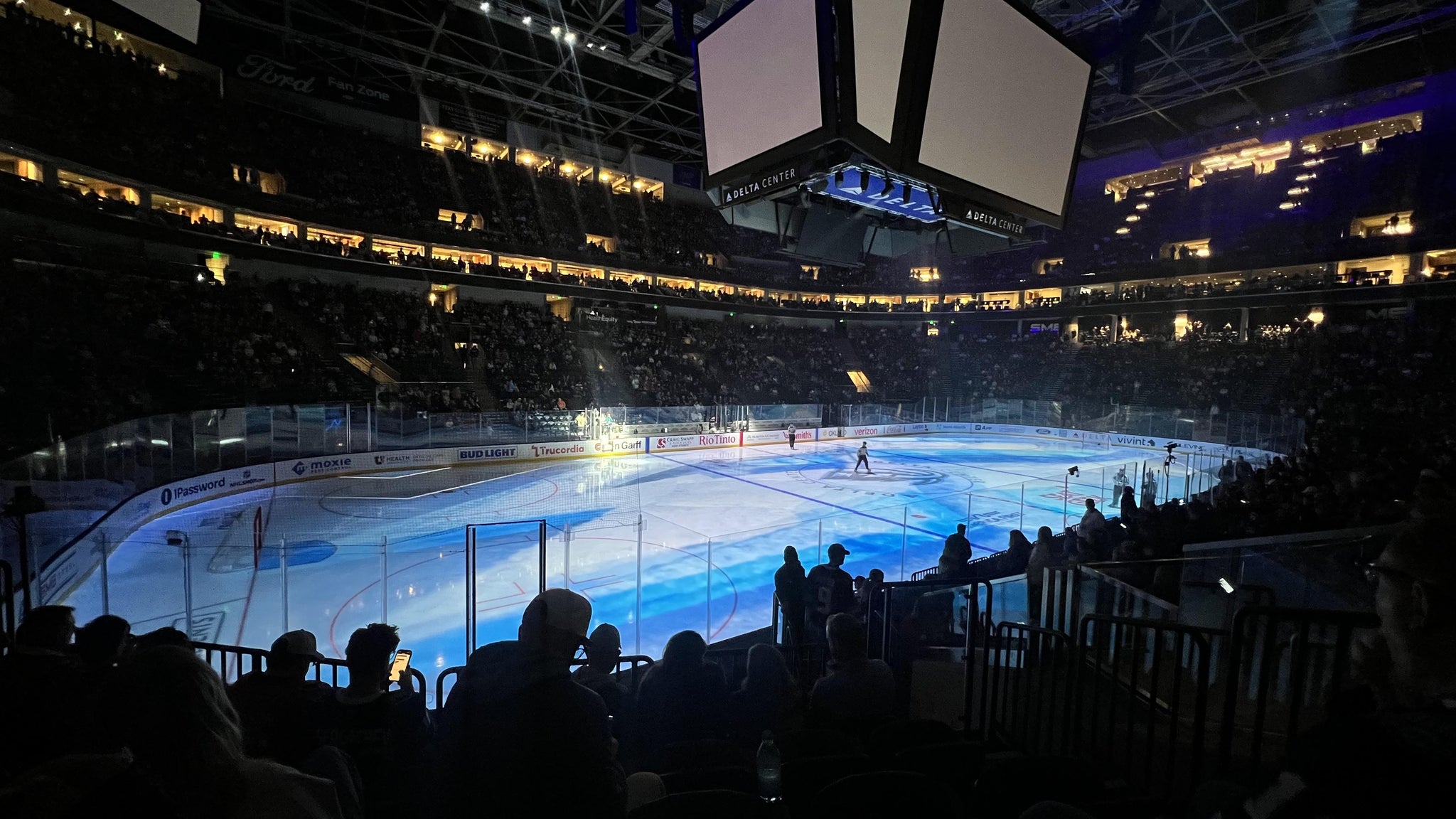 Real Fan View taken from Section 21 at Delta Center by Eliza L