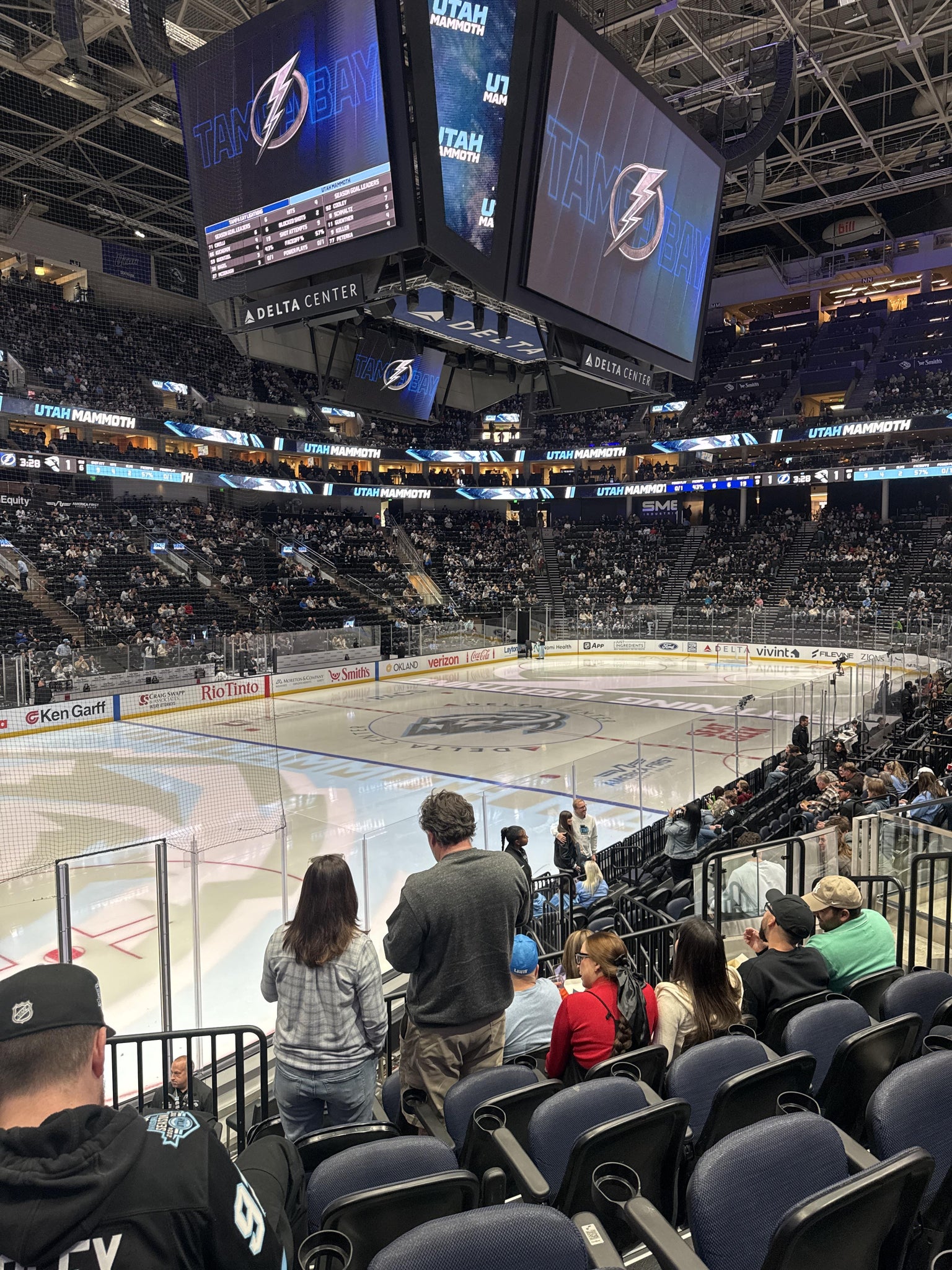 Real Fan View taken from Section 21 at Delta Center by Logan S