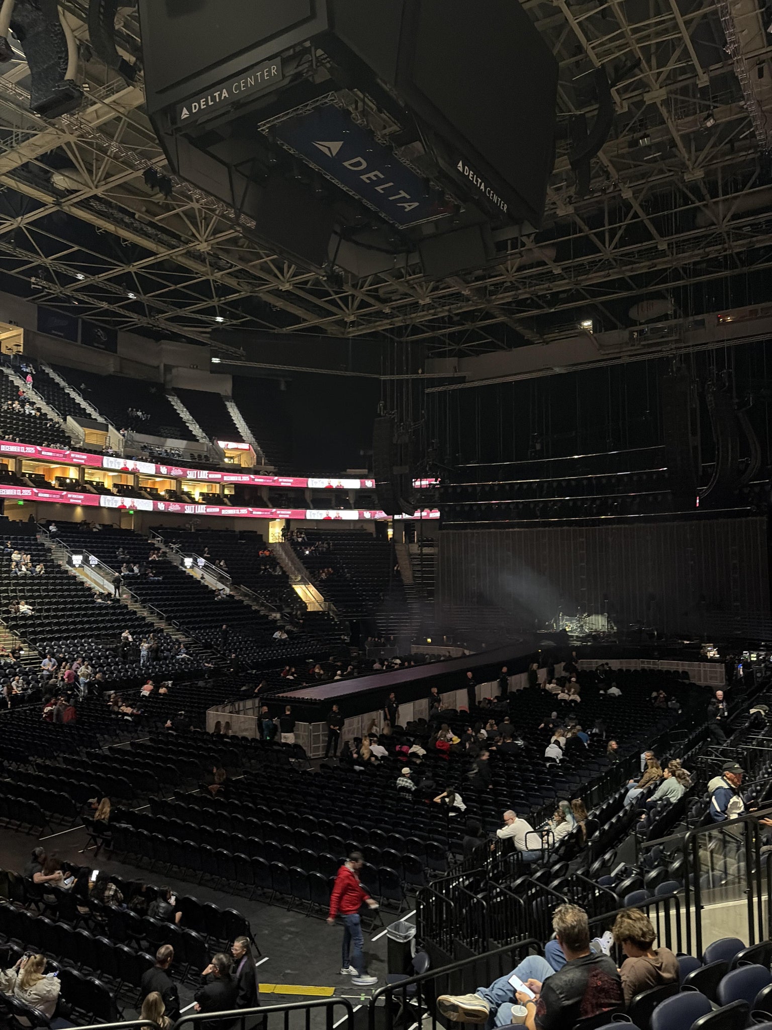 Real Fan View taken from Section 21 at Delta Center by Valeria octaviani R