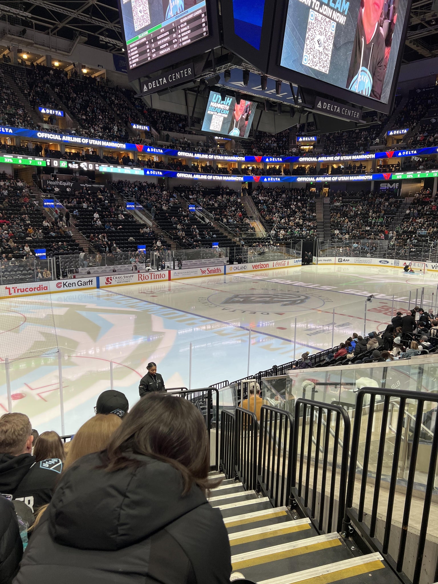 Real Fan View taken from Section 21 at Delta Center by Pilar S