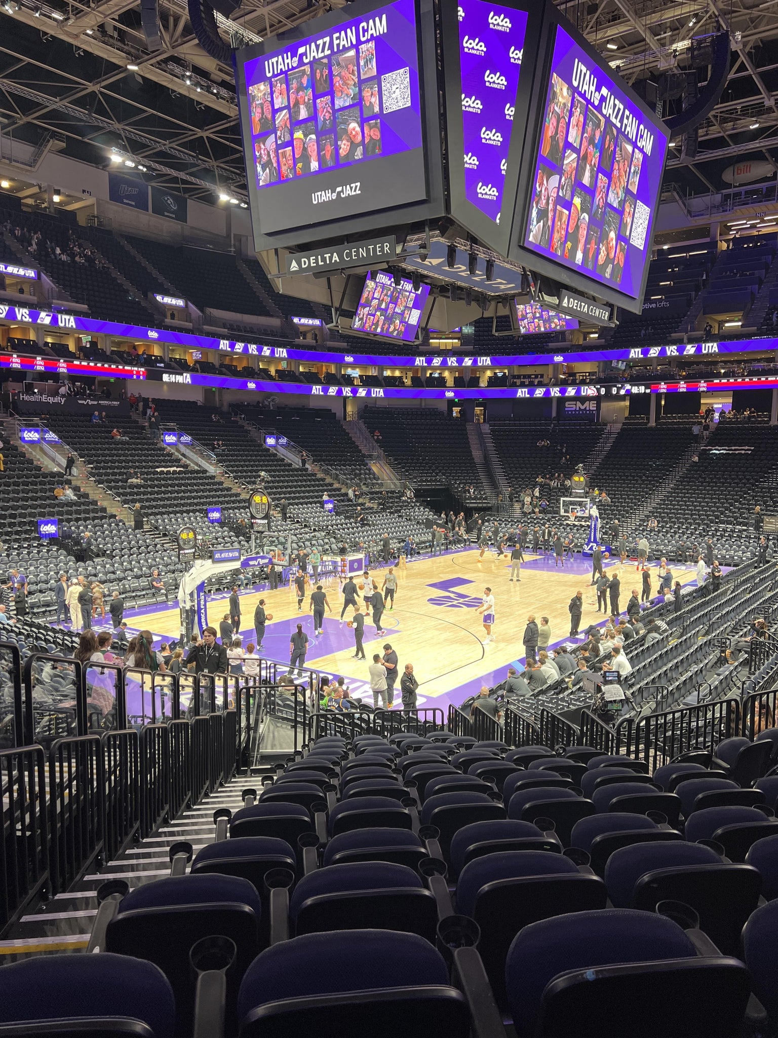 Real Fan View taken from Section 21 at Delta Center by Ryan R