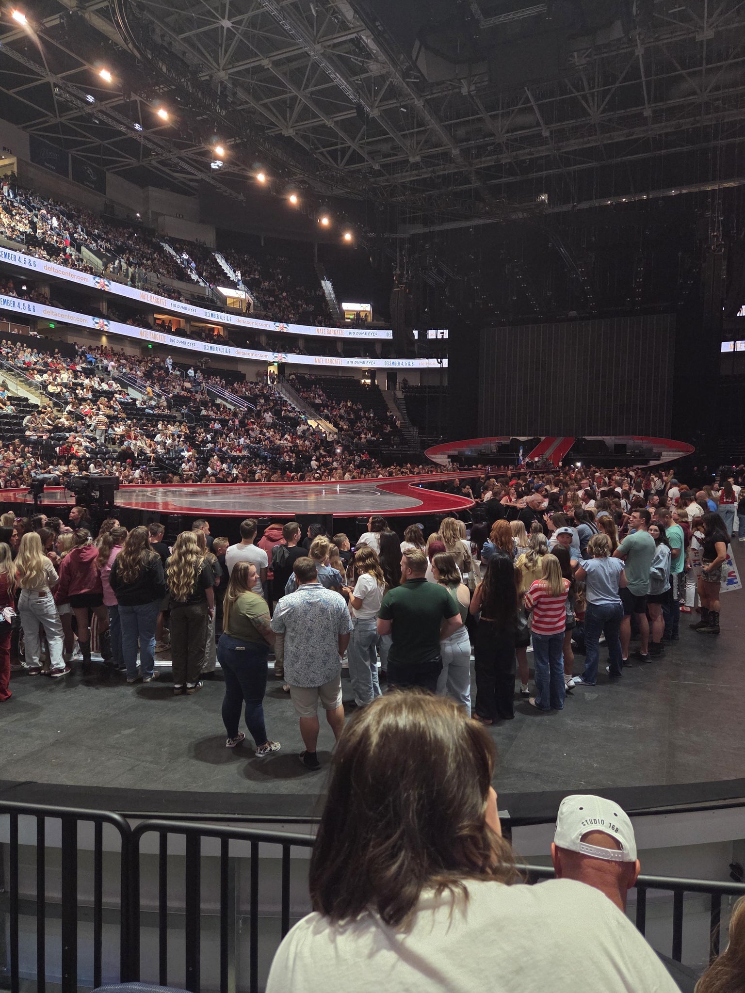 Real Fan View taken from Section 22 at Delta Center by Serena C