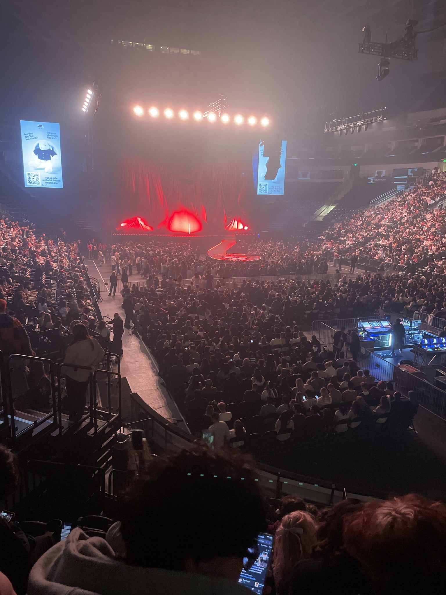 Real Fan View taken from Section 3 at Delta Center by Clara J