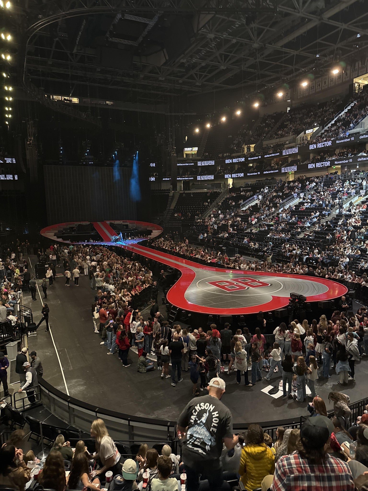 Real Fan View taken from Section 3 at Delta Center by Lou N