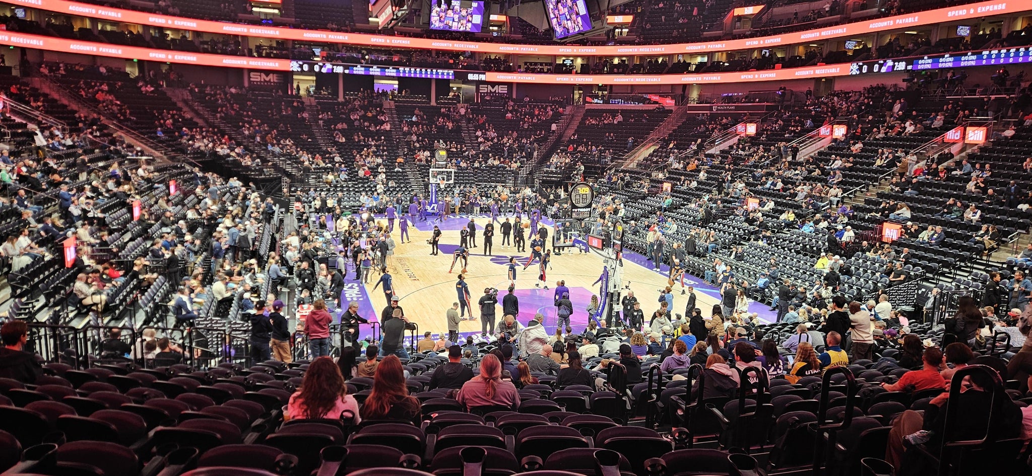 Real Fan View taken from Section 3 at Delta Center by Jared S
