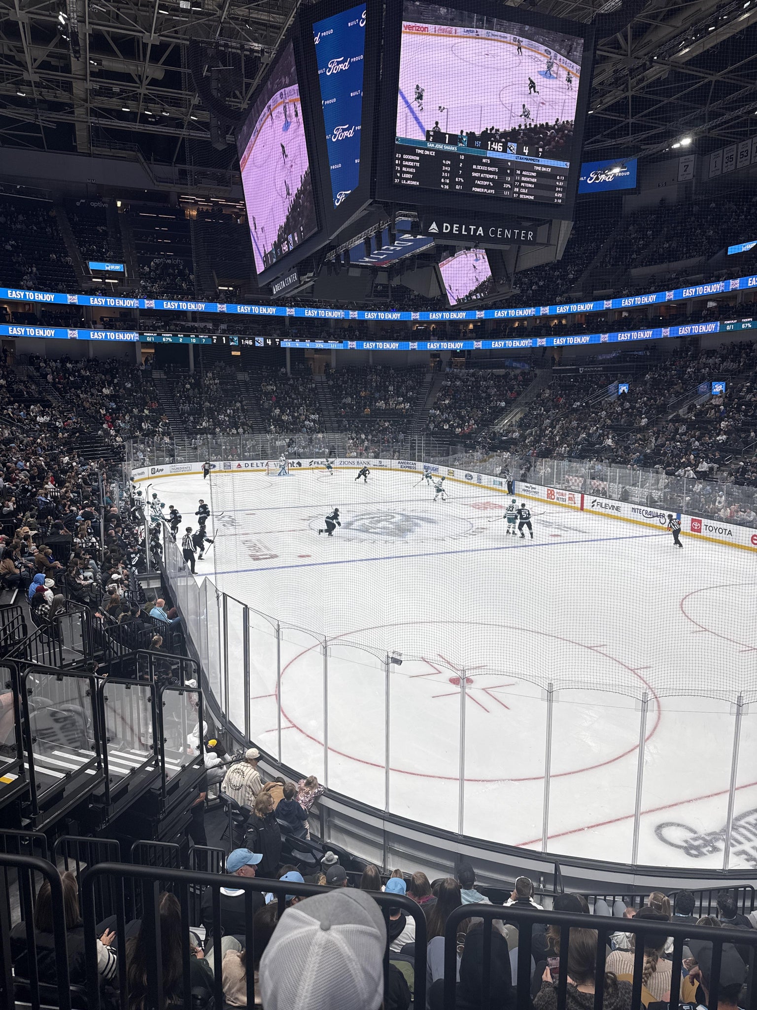 Real Fan View taken from Section 3 at Delta Center by Conor S