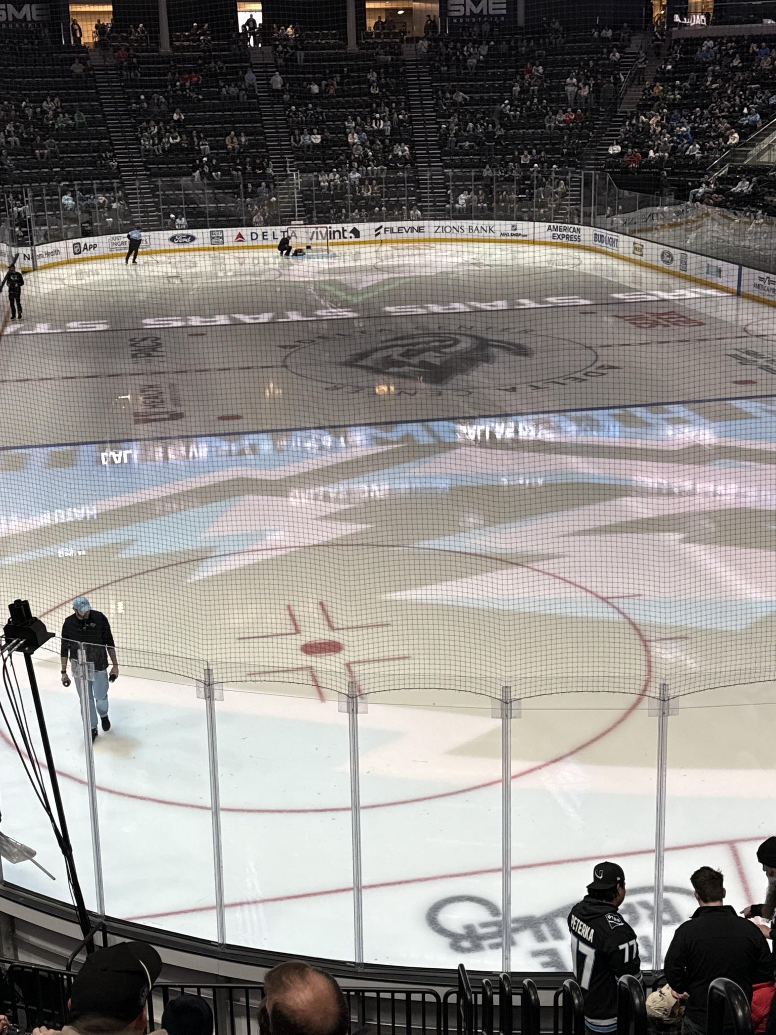 Real Fan View taken from Section 3 at Delta Center by Anonymous User