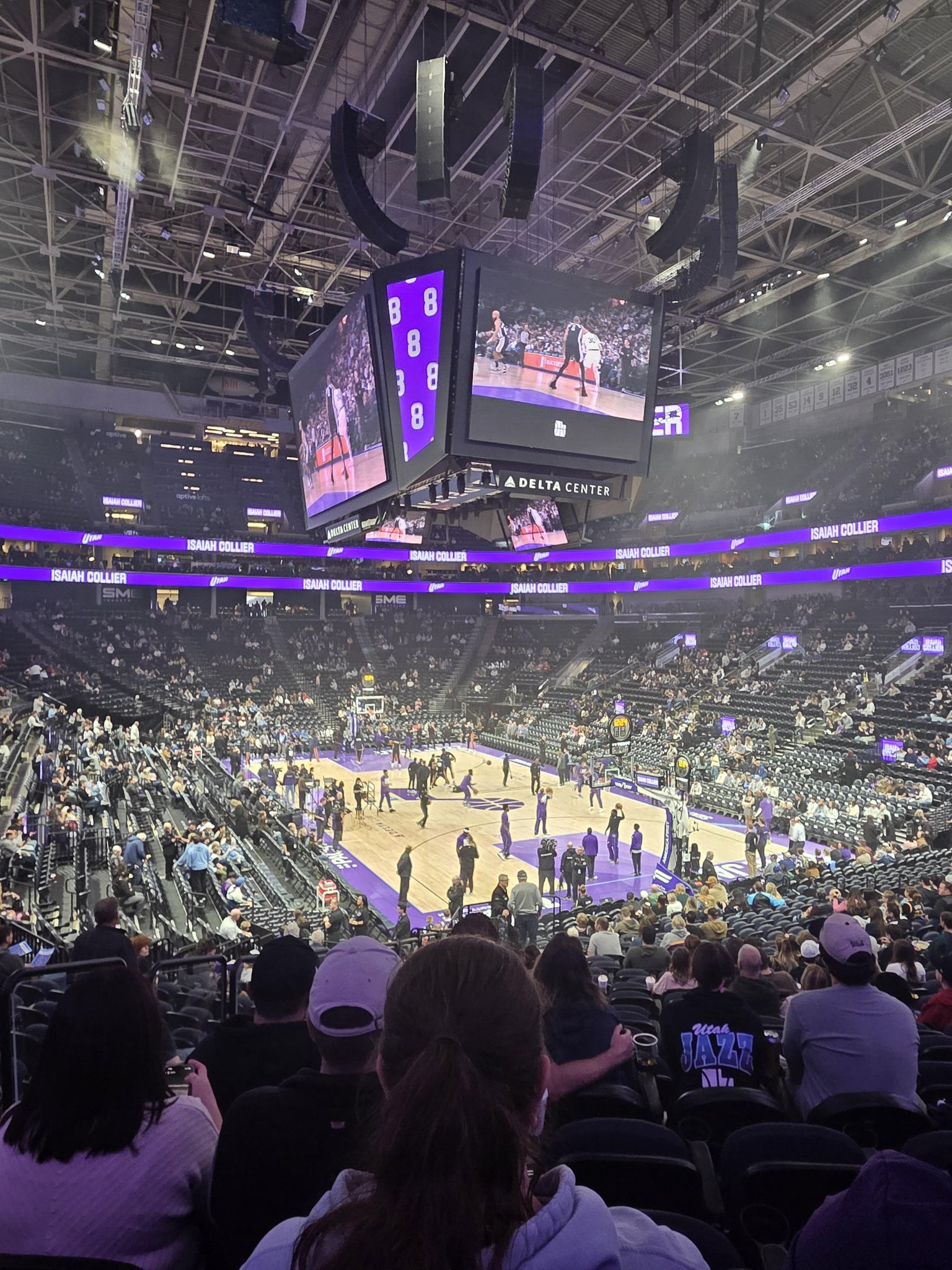 Real Fan View taken from Section 3 at Delta Center by Jeremy F