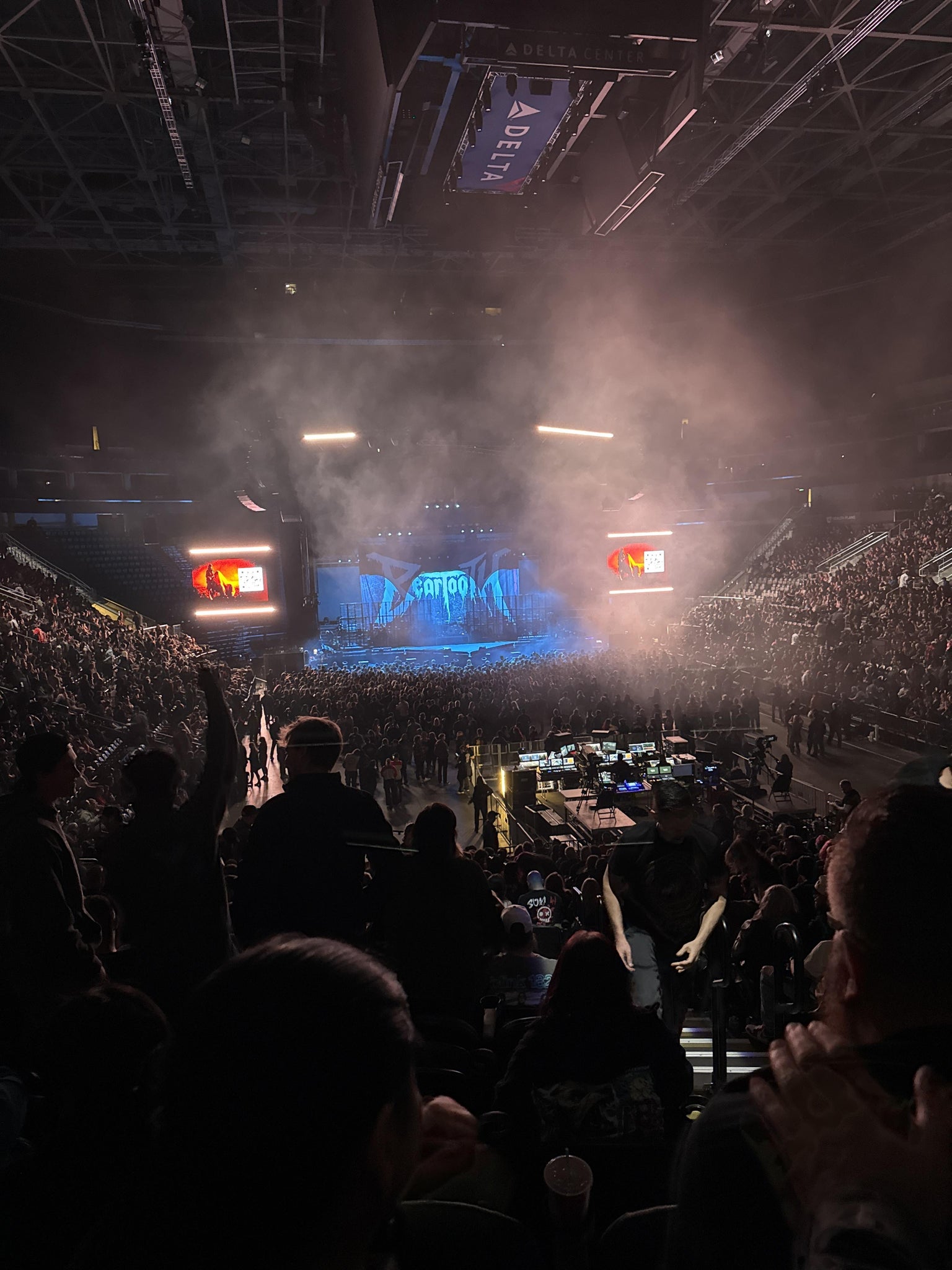 Real Fan View taken from Section 3 at Delta Center by Tori A
