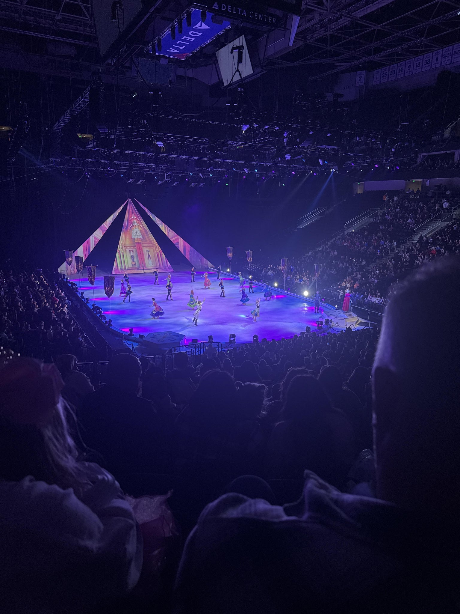 Real Fan View taken from Section 3 at Delta Center by Sinai O