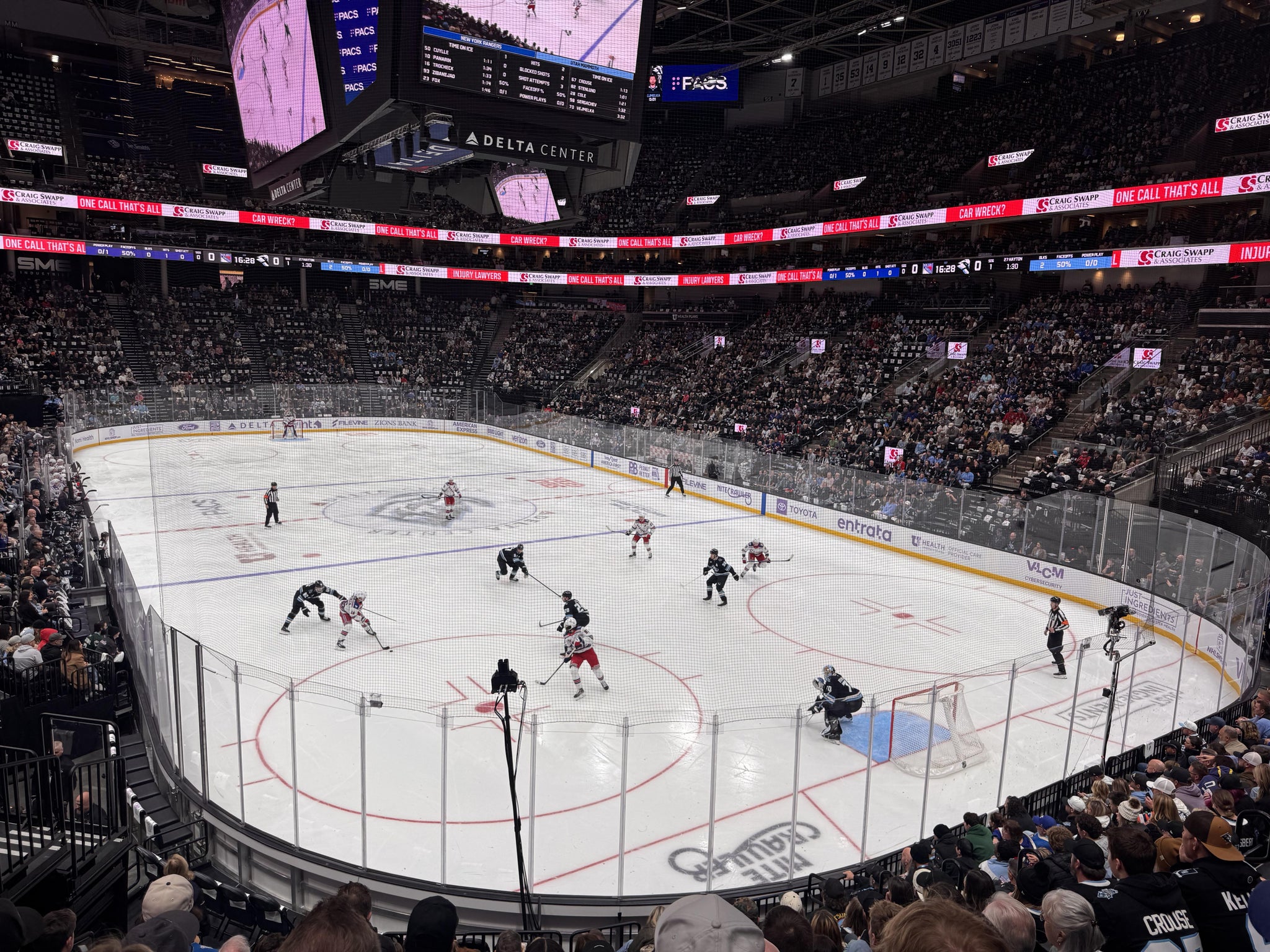 Real Fan View taken from Section 3 at Delta Center by Derek B