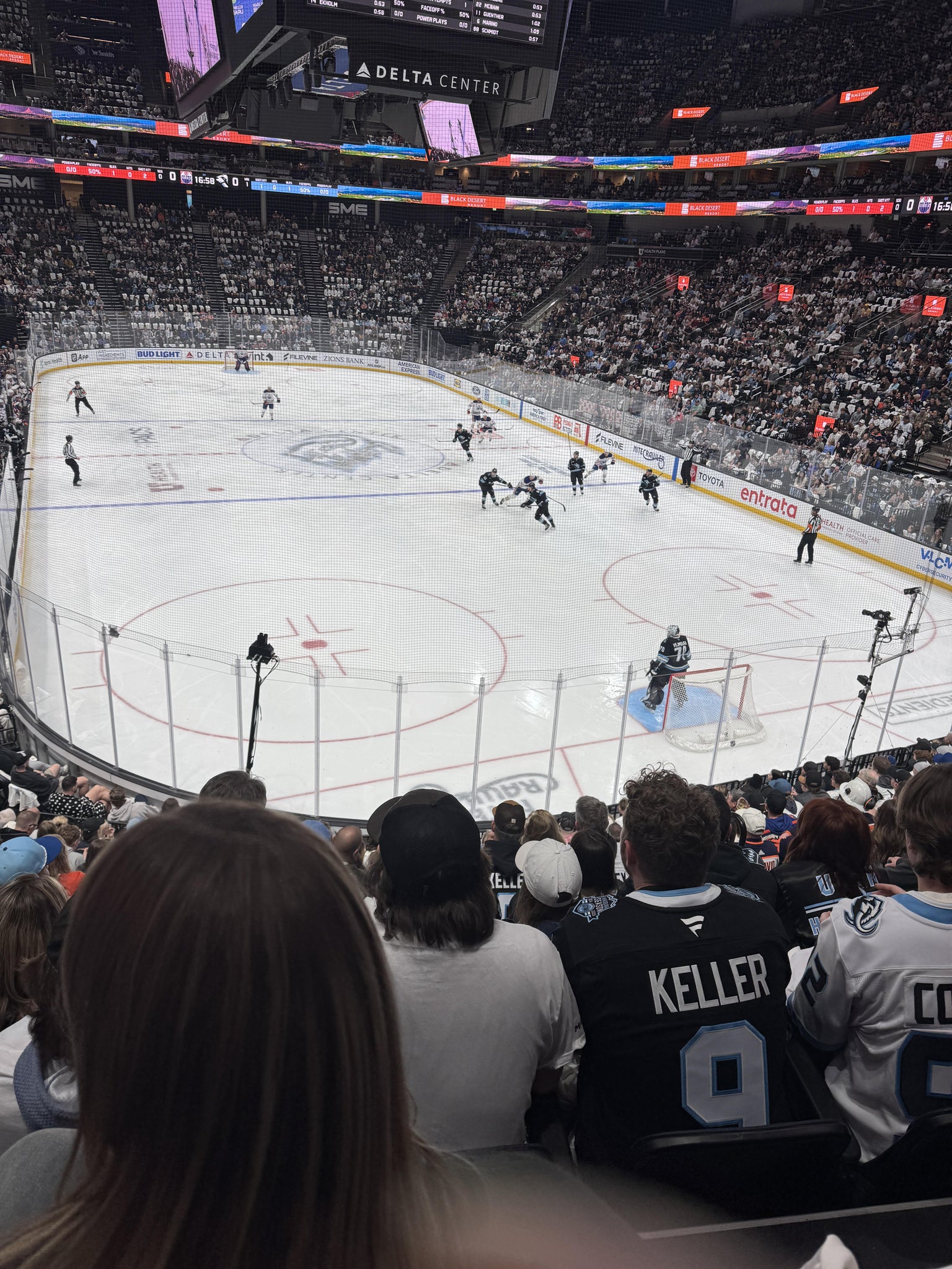 Real Fan View taken from Section 3 at Delta Center by Timothy H