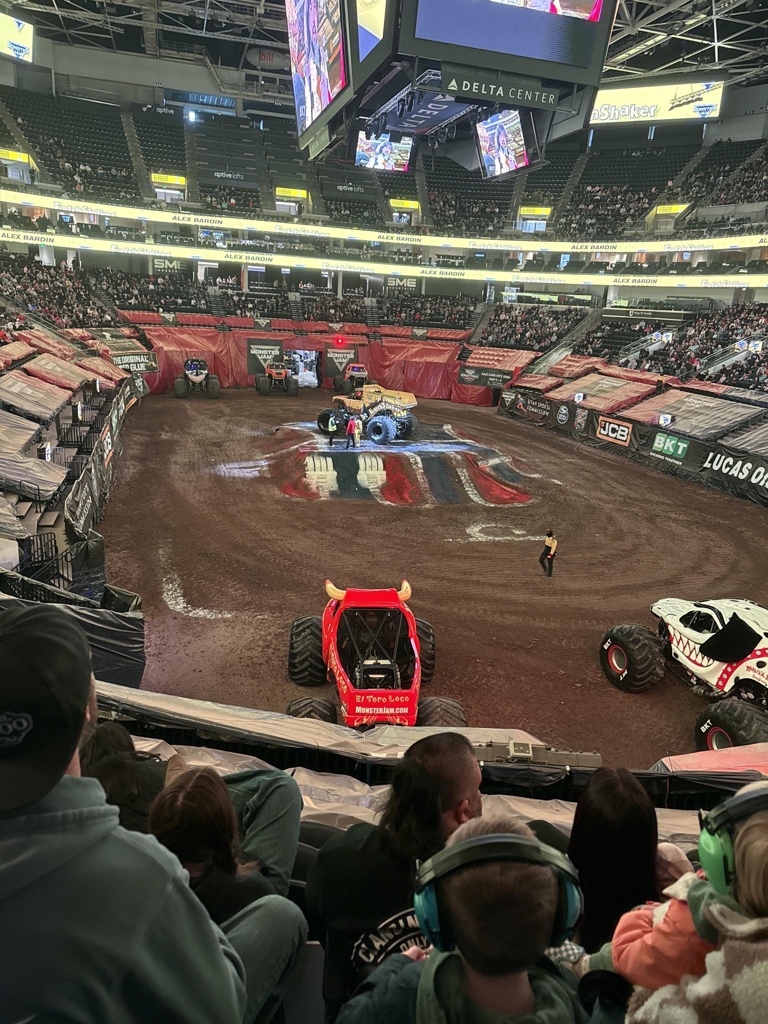 Real Fan View taken from Section 3 at Delta Center by Anonymous User