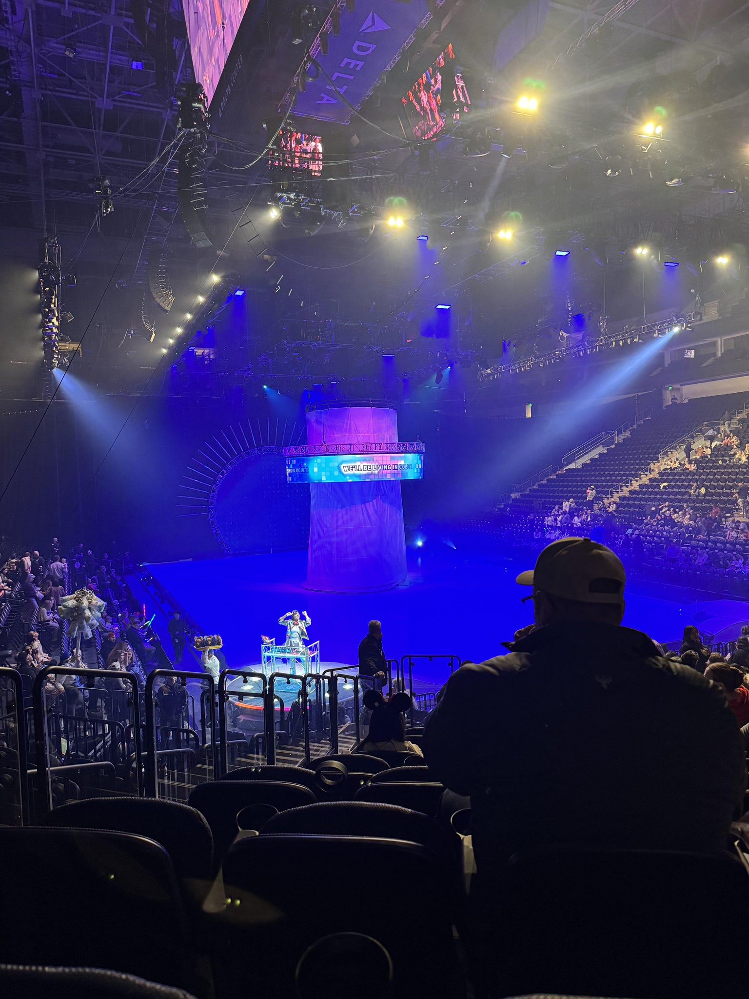 Real Fan View taken from Section 3 at Delta Center by Simaima M