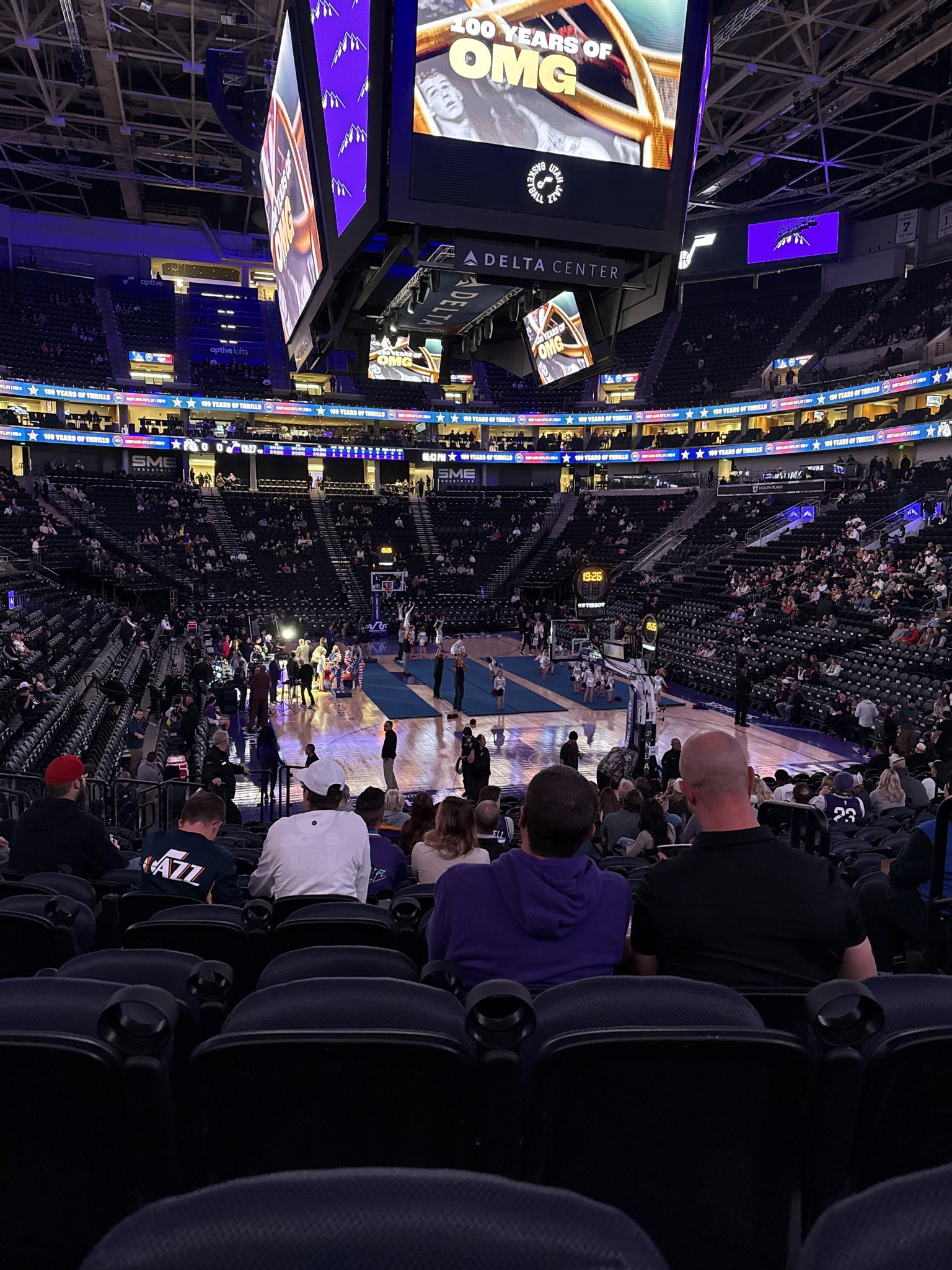 Real Fan View taken from Section 3 at Delta Center by Anonymous User