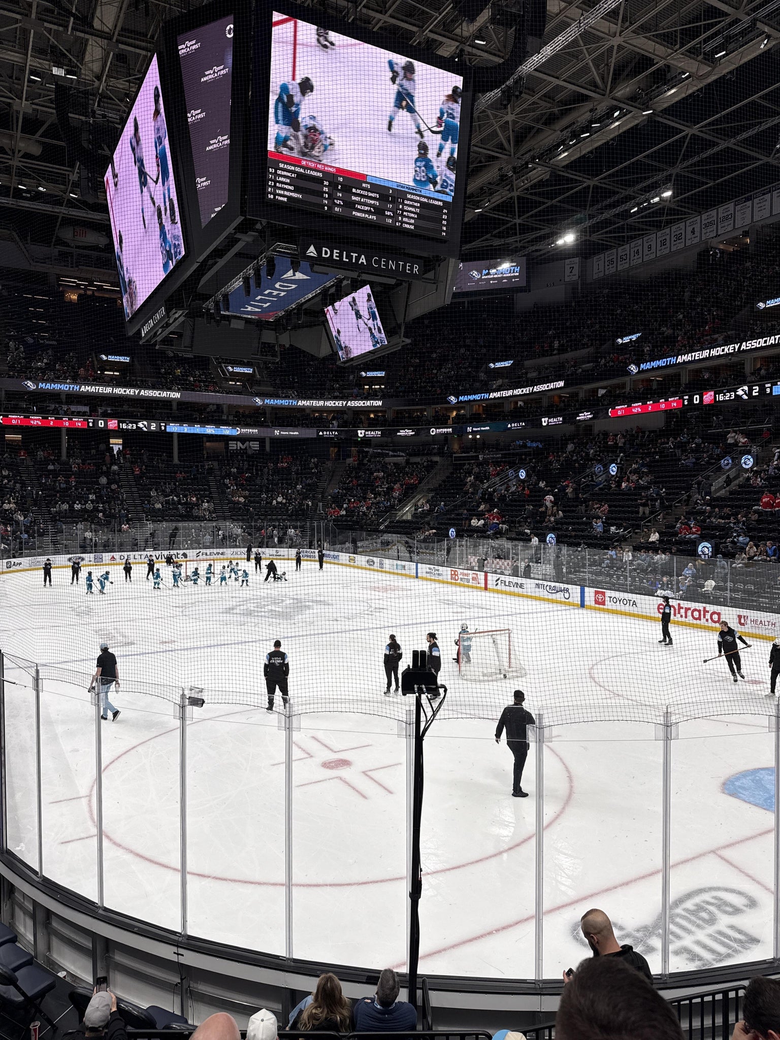 Real Fan View taken from Section 3 at Delta Center by Brad M