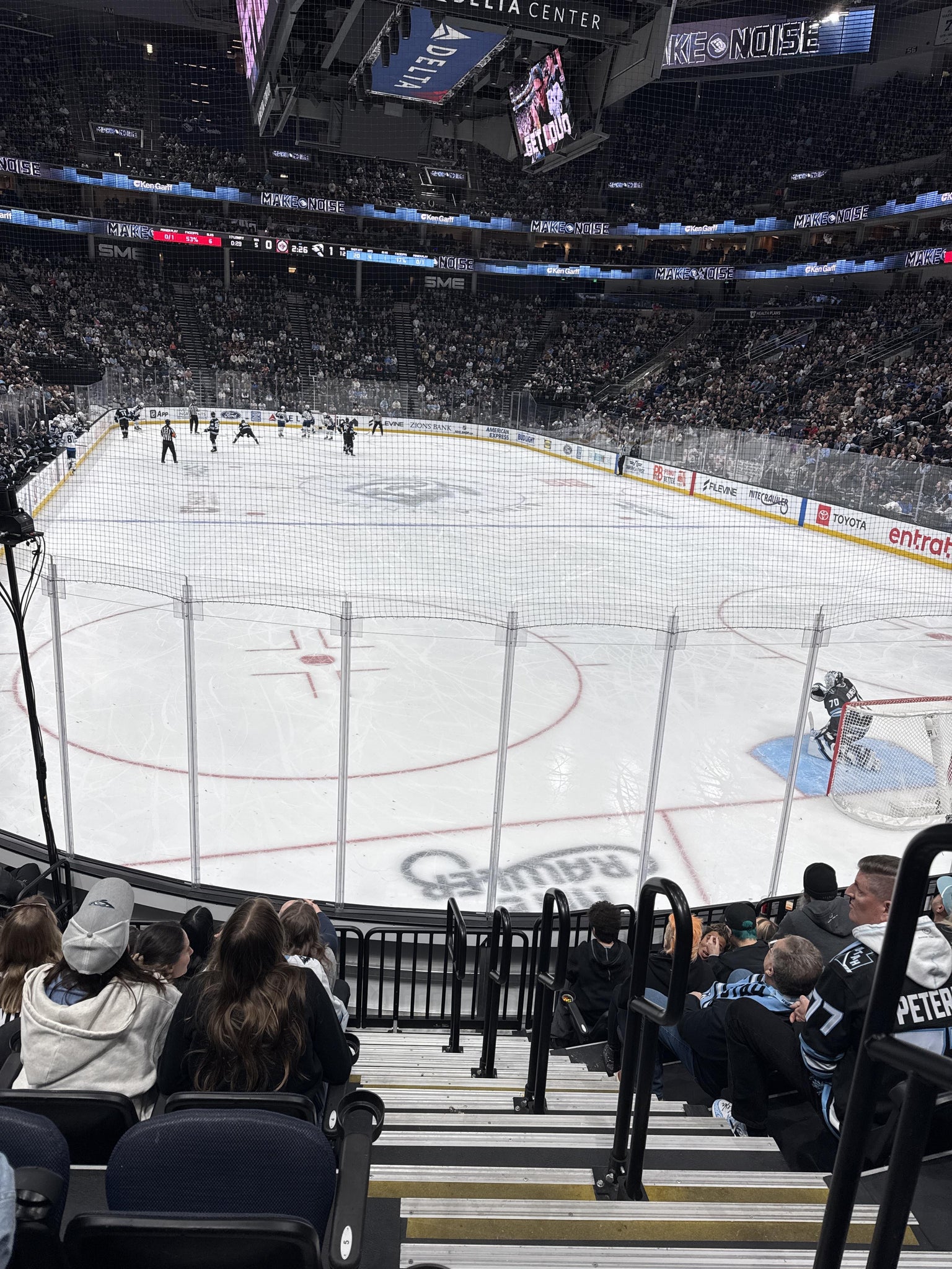 Real Fan View taken from Section 3 at Delta Center by Conner M