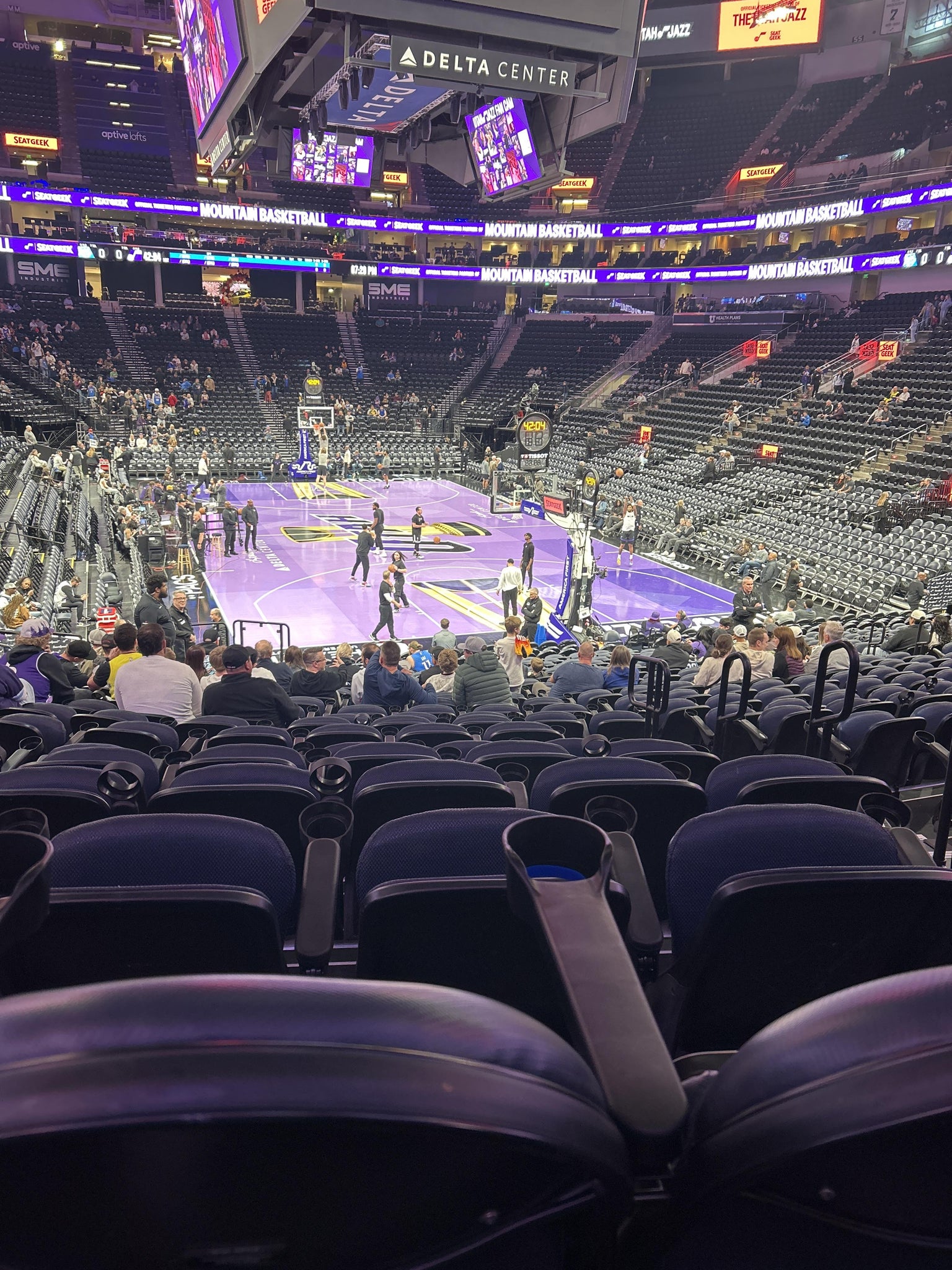 Real Fan View taken from Section 3 at Delta Center by Vanessa M