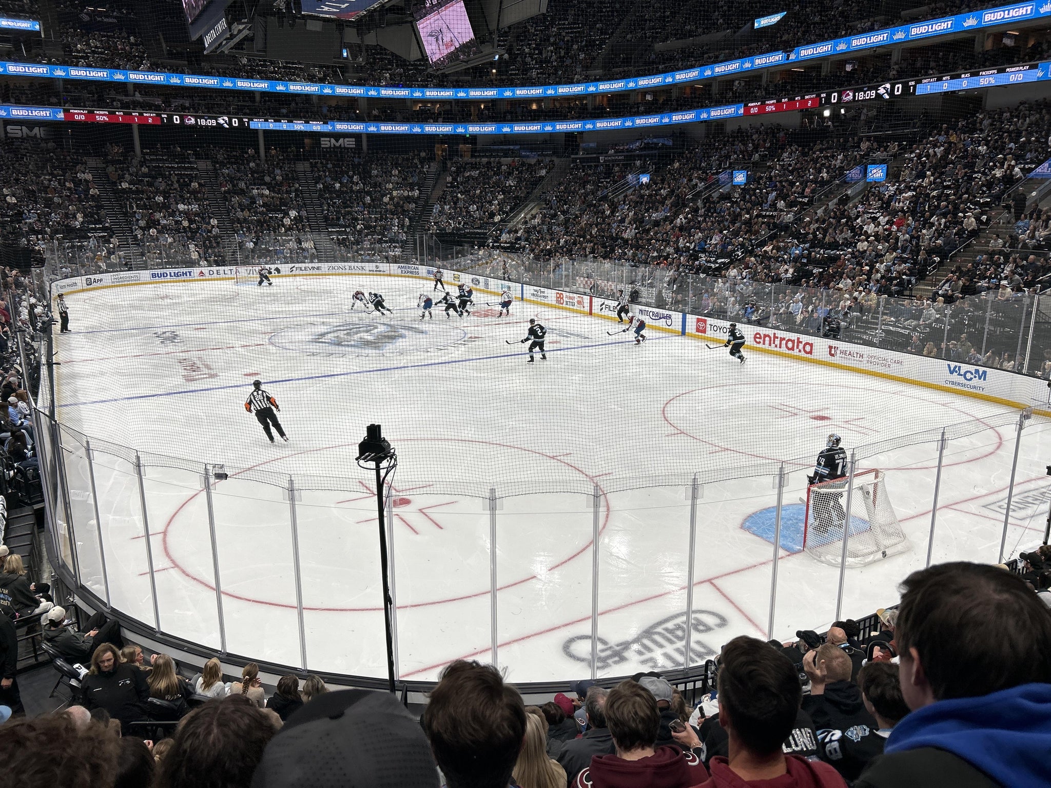 Real Fan View taken from Section 3 at Delta Center by Jed B