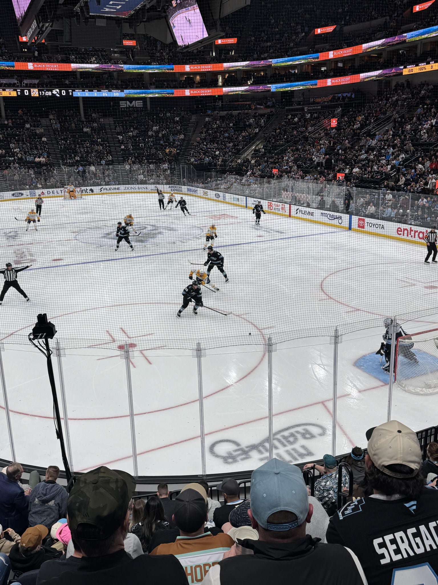 Real Fan View taken from Section 3 at Delta Center by Jake N