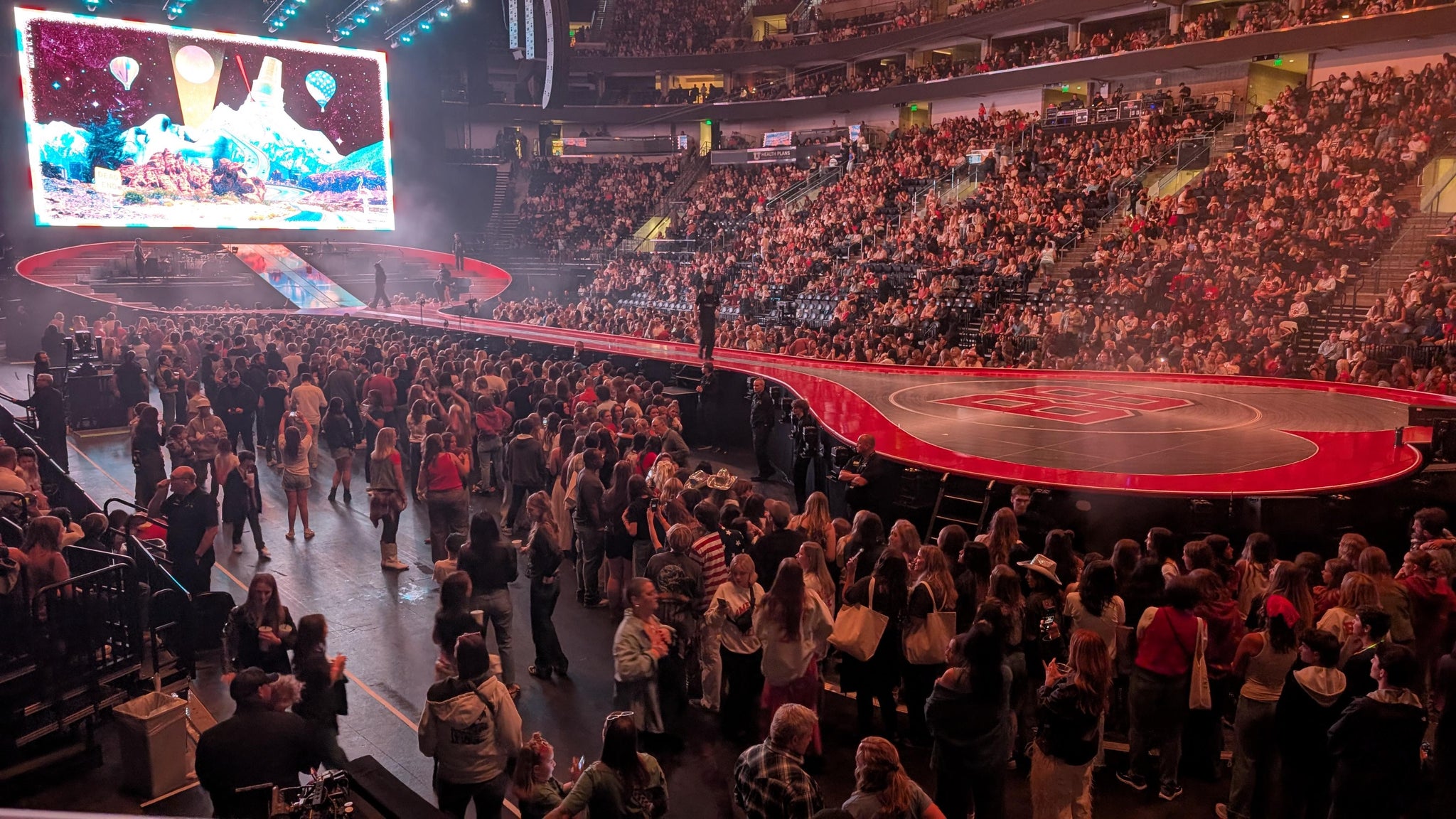 Real Fan View taken from Section 4 at Delta Center by Nathan S