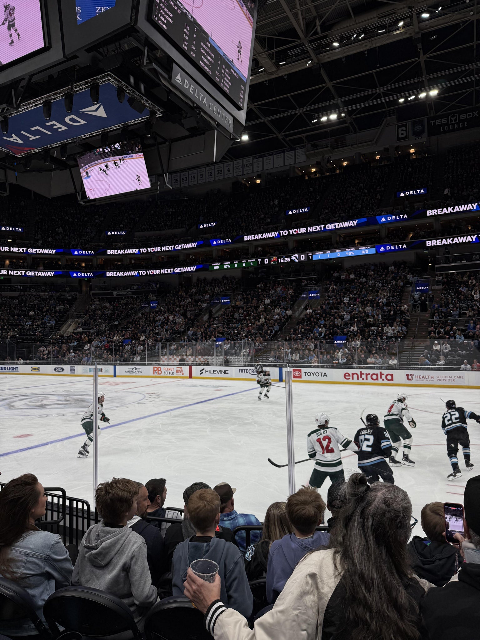 Real Fan View taken from Section 5 at Delta Center by Cailey W