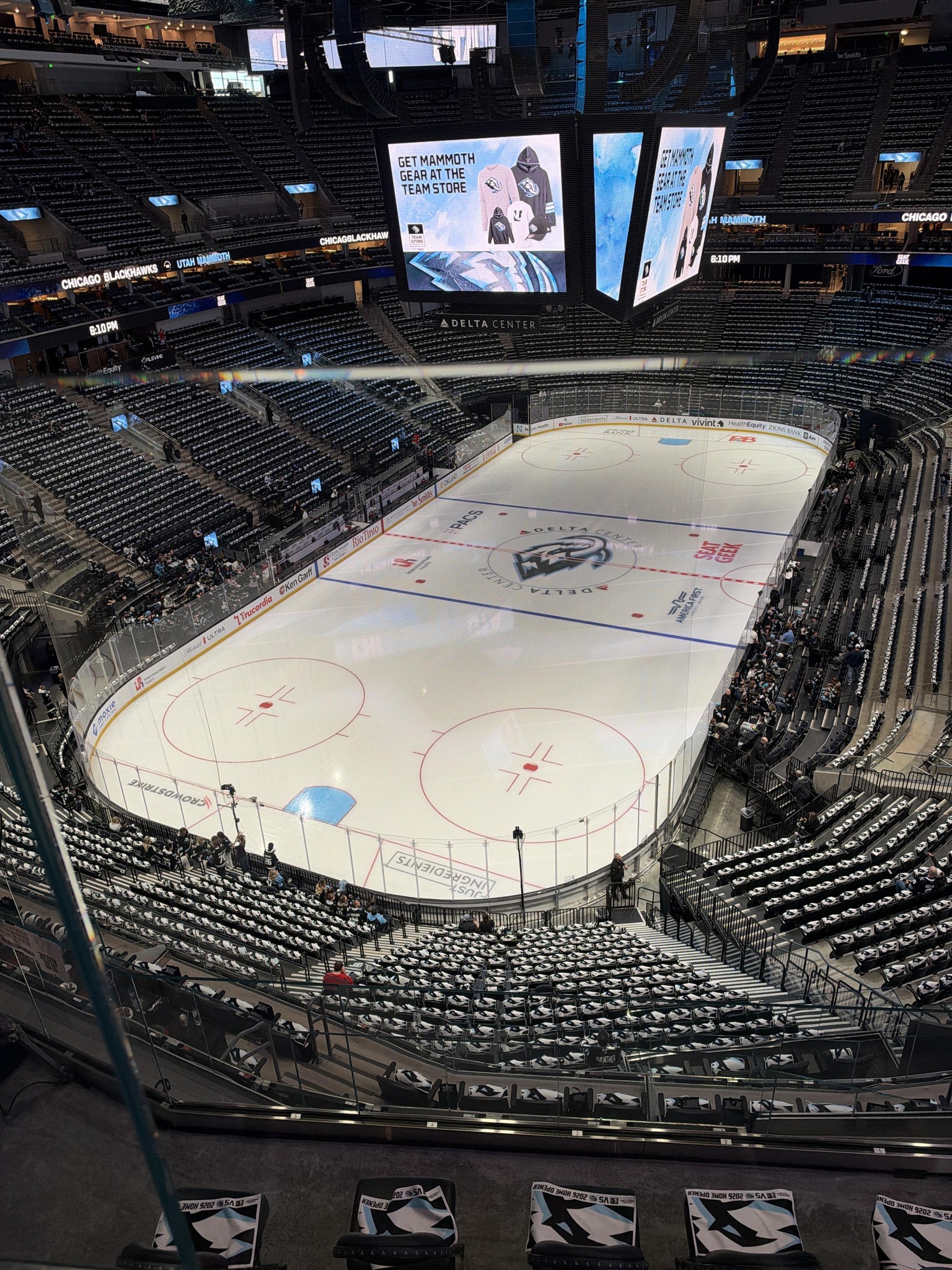Real Fan View taken from Section 500 at Delta Center by Chris W