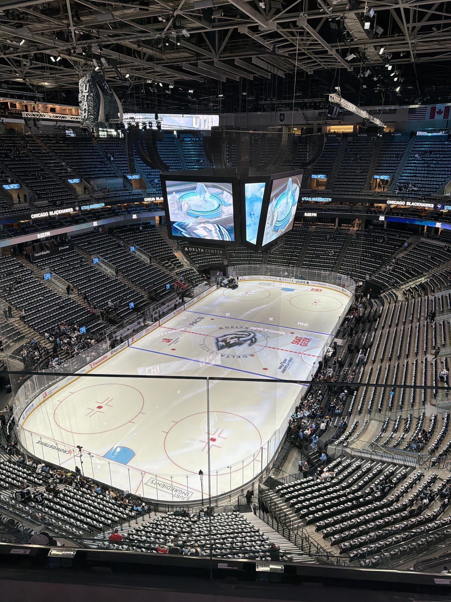 Real Fan View taken from Section 550 at Delta Center by Trevor P