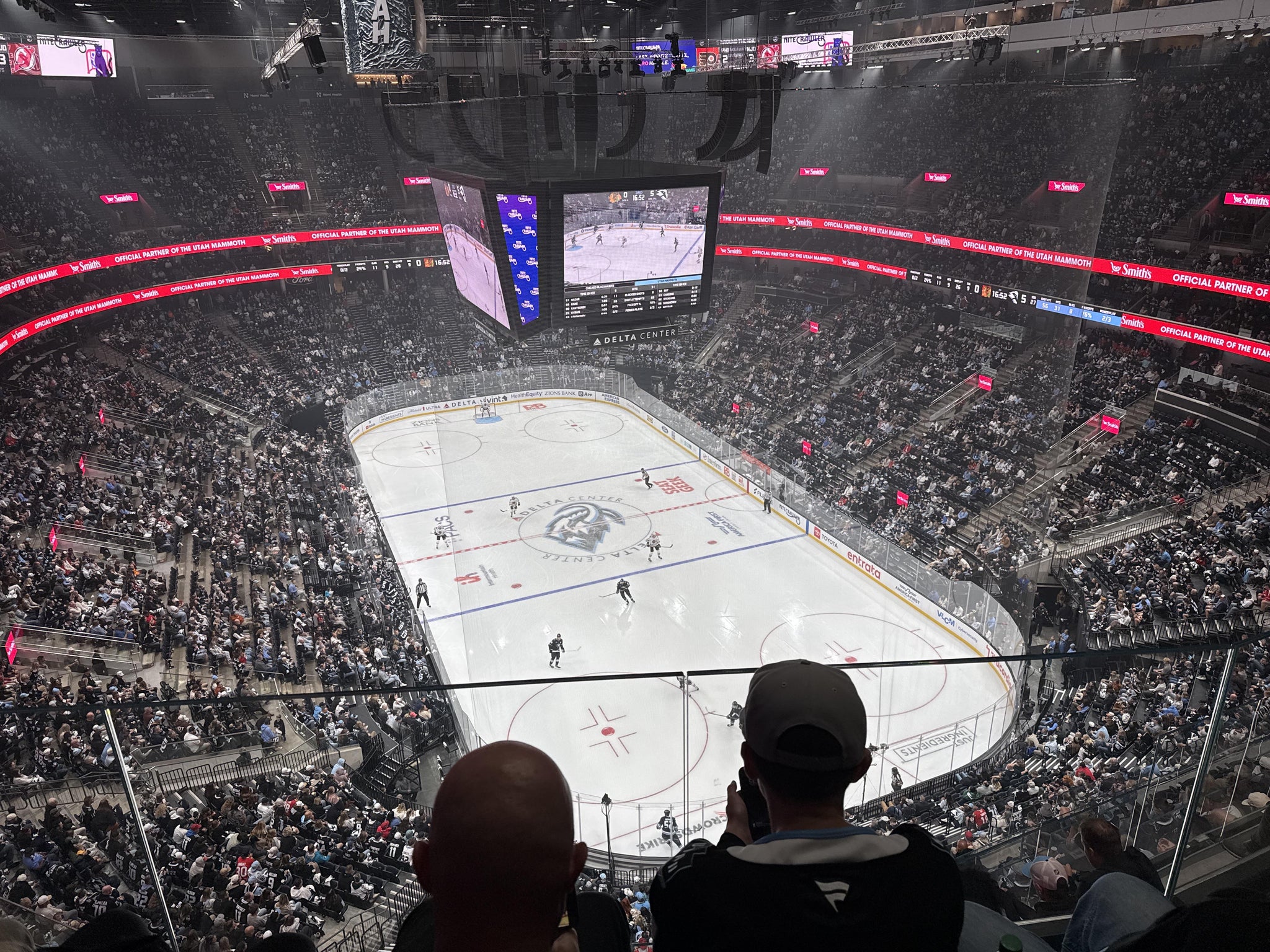 Real Fan View taken from Section 554 at Delta Center by Jacob B