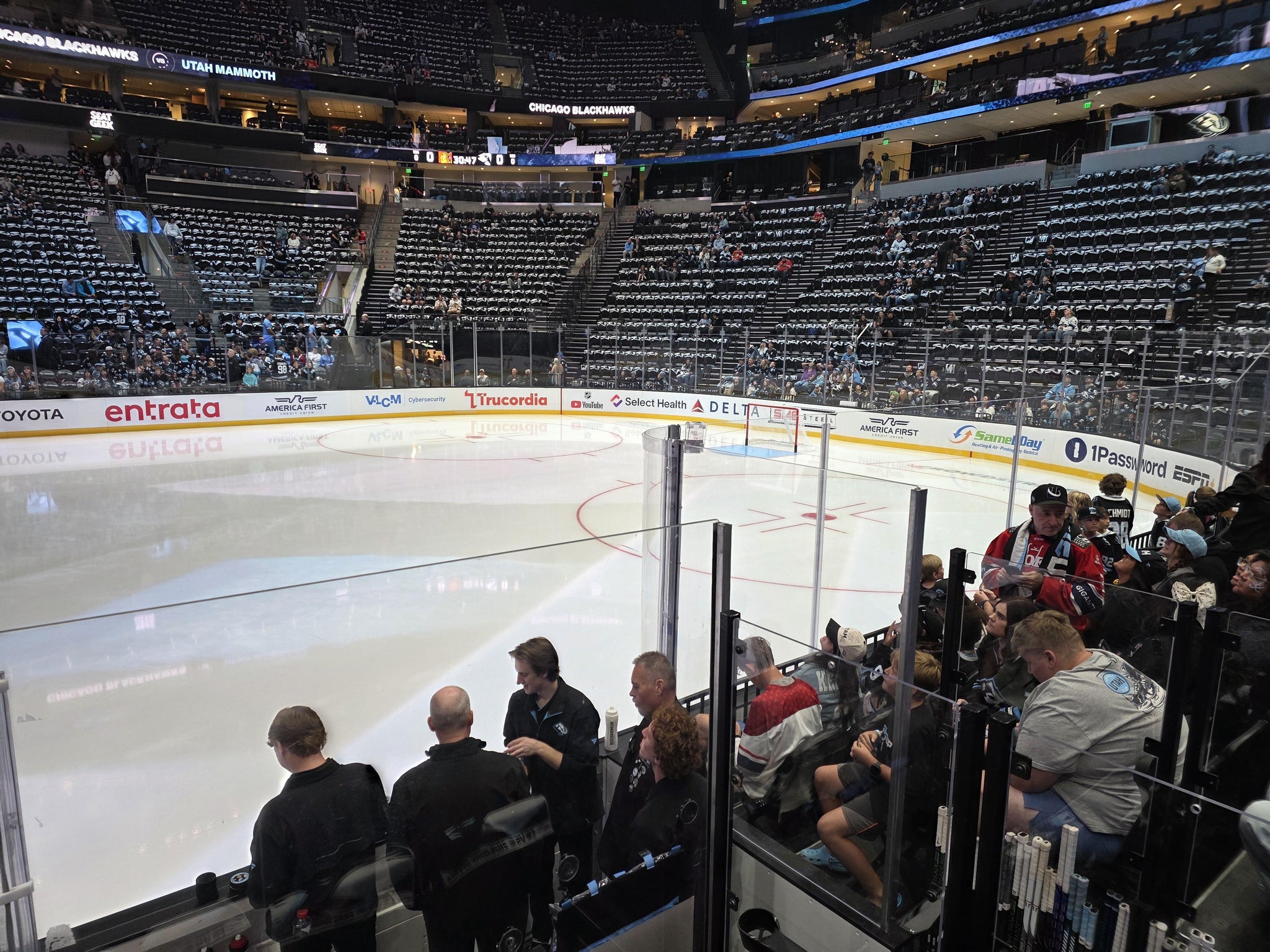 Real Fan View taken from Section 6 at Delta Center by Ryan B